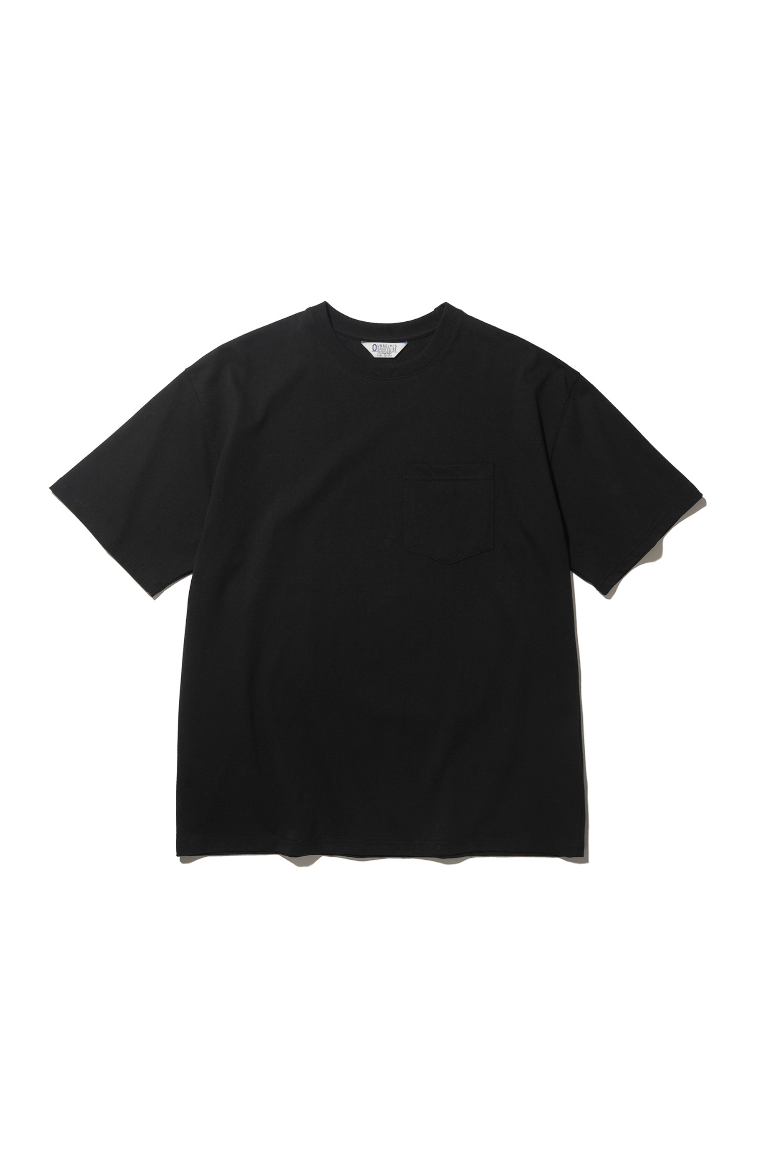 OURSELVES - 반팔티셔츠 - Silky Cotton Short Sleeve Black