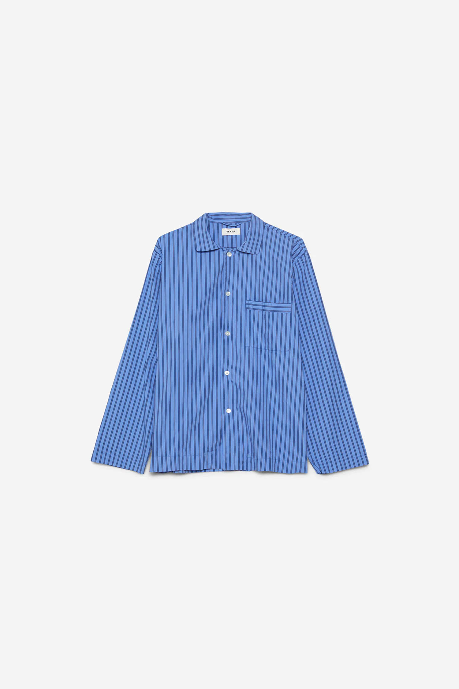 Tekla - 홈웨어 - (TEKLA) Poplin Long Sleeve Shirts - Boro Stripes