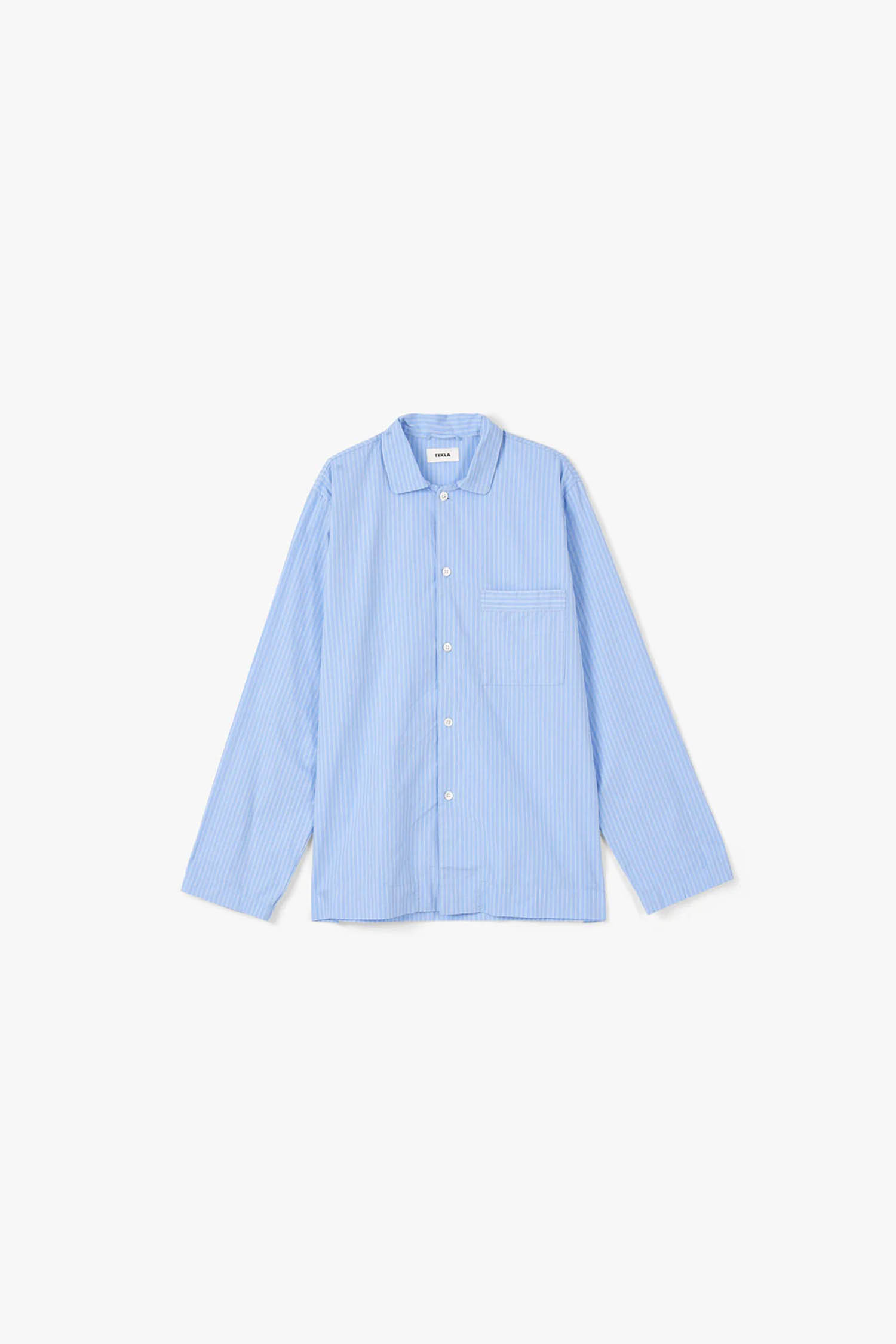 Tekla - 홈웨어 - (TEKLA) Poplin Long Sleeve Shirts - Pin Stripes(TEKLA) Poplin Long Sleeve Shirts - Pin Stripes