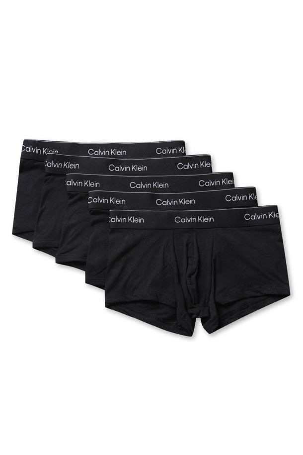 Calvin Klein - 언더웨어 - 5 Pack Low Rise Trunks - Black