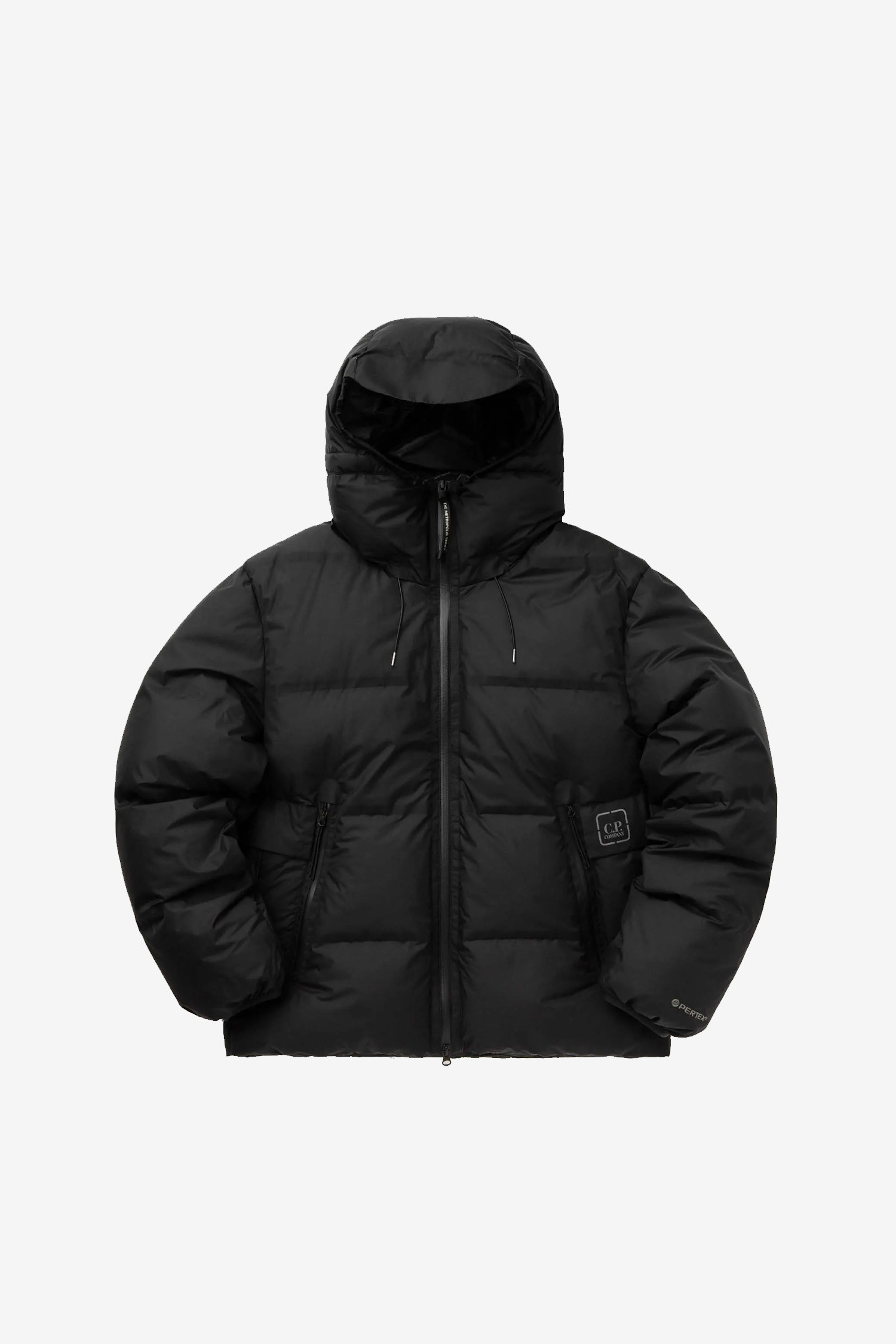 C.P COMPANY - 다운/패딩 - (C.P. COMPANY) THE METROPOLIS SERIES PERTEX HOODED DOWN JACKET - 17CLOW006A110033A BLACK