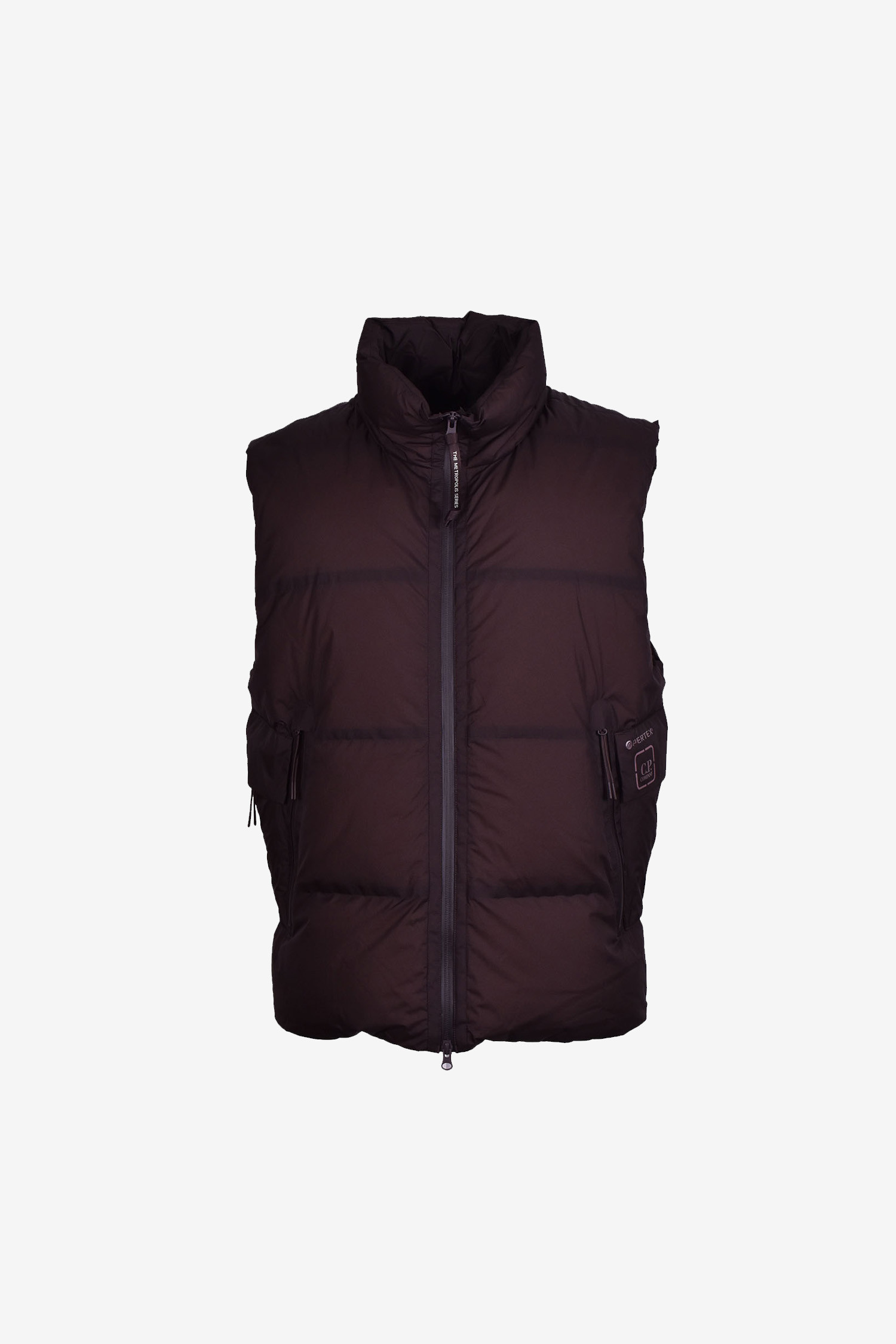 C.P COMPANY - 베스트 - (C.P. COMPANY) THE METROPOLIS SERIES PERTEX HOODED DOWN VEST - 17CLOW007A110033A RUM RAISIN