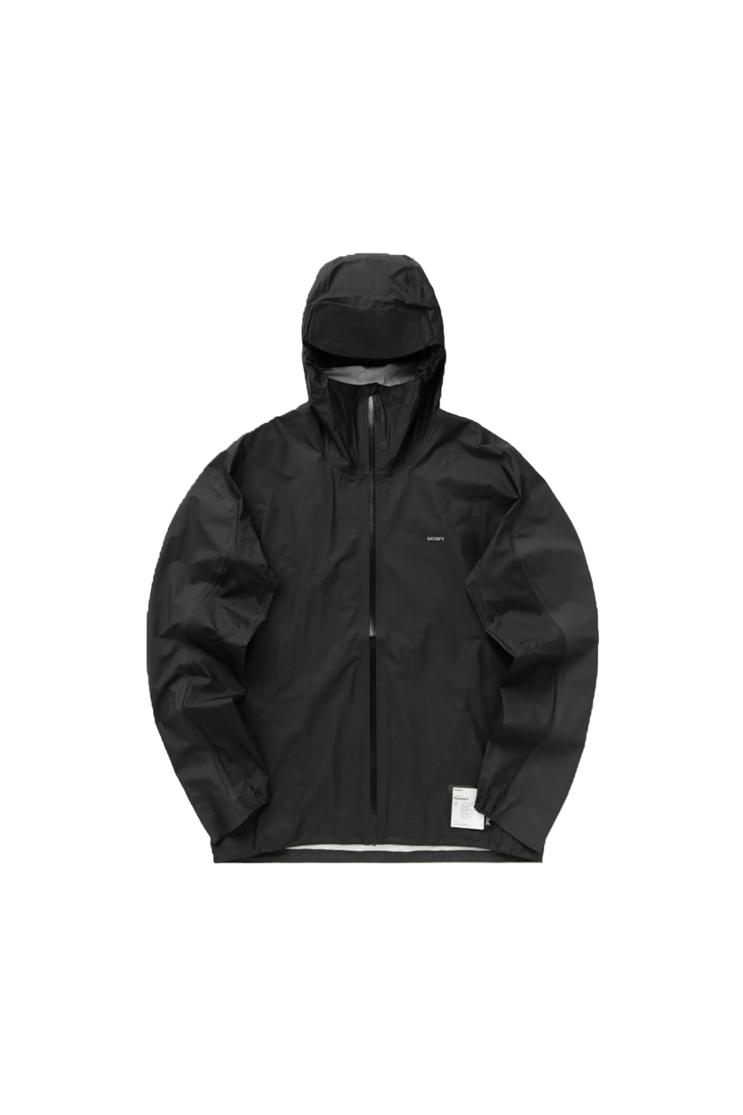 Satisfy - 고어자켓 - (SATISFY RUNNING) Pertex 3L Rain Fly Jacket - 11009 BK-SA Black