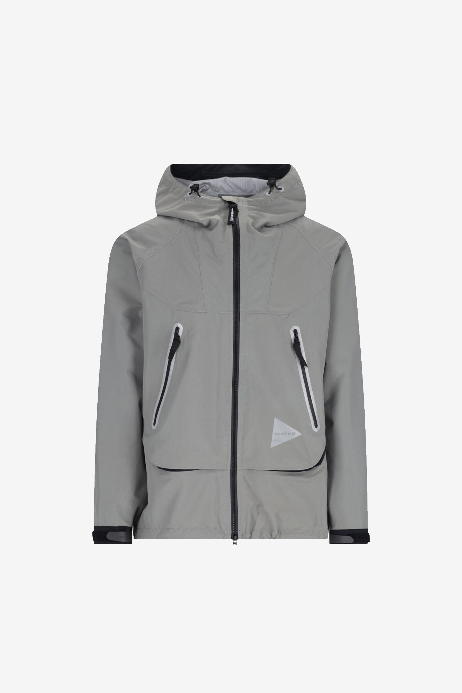 AND WANDER - 고어자켓 - (AND WANDER)  loose fitting rain jacket - 5744211198 020 GRAY