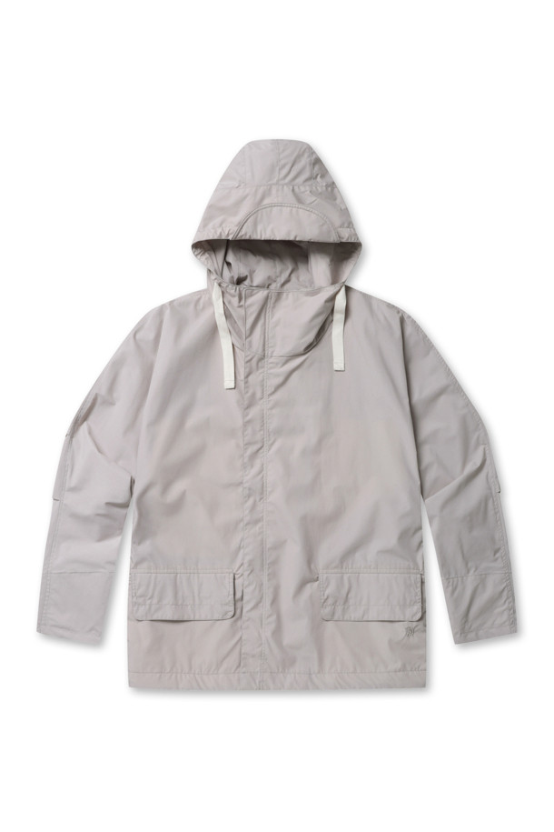NANAMICA - 블루종/점퍼 - Hooded Deck Jacket - Gray Beige
