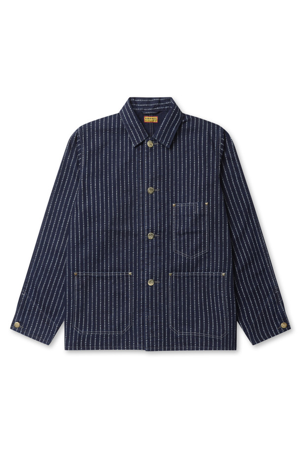 ジャケット・アウター HUMAN MADE Wabash Coverall Jacket L Human Made Men's Denim coverall jacket in Indigo Human Made