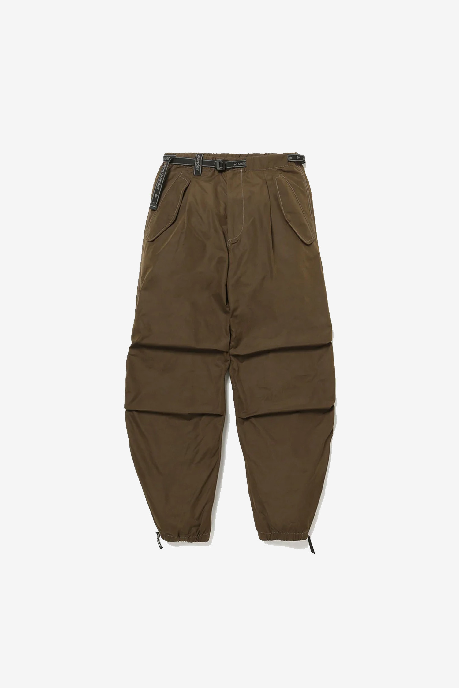 AND WANDER - 롱팬츠 - (AND WANDER) high count cloth side zip hem pants - 5744282185 181 D.KHAKI