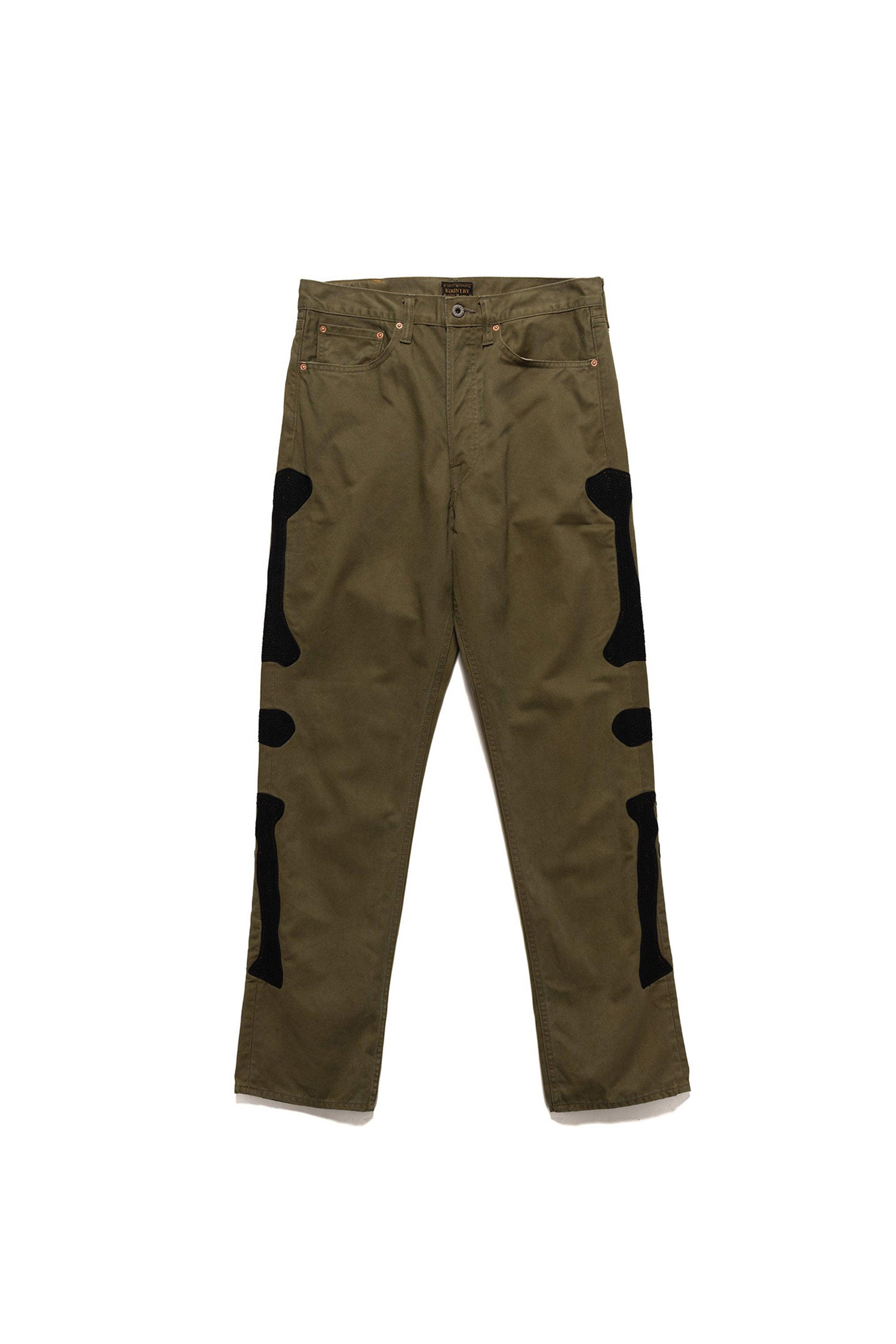 Kapital - 캐주얼팬츠 - (KAPITAL) Chino Mexican Tuxedo 5P Okagilly - EK-1535LP Khaki