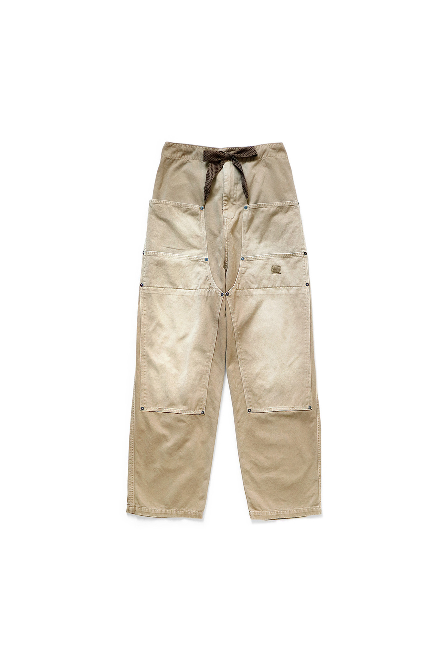 Kapital - 캐주얼팬츠 - (KAPITAL) Katsuragi Cotton W-Knee Easy Pants - EK-1479LP Beige