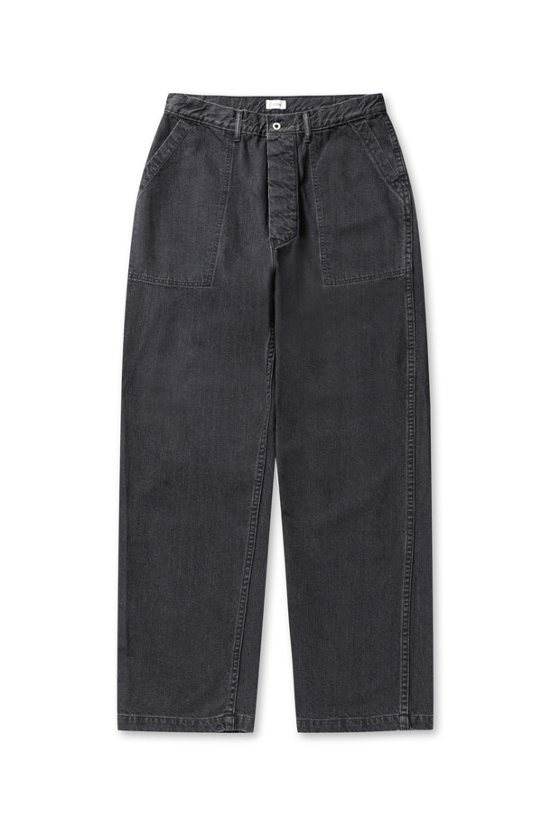 パンツ tenderloin baker pants black denim Denim Baker Pants - Medium Black_CIOTA - 코오롱몰