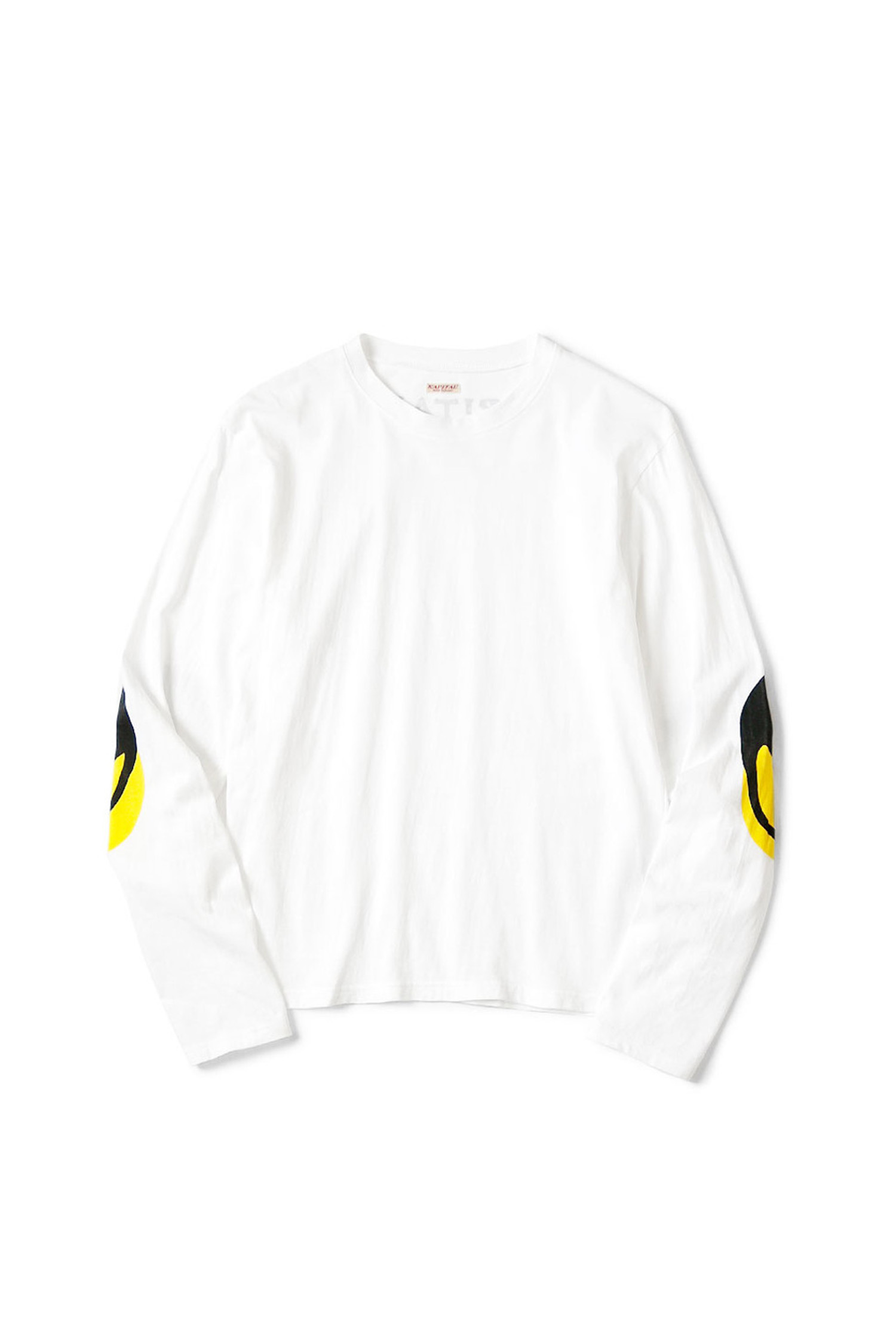 KAPITAL - 긴팔티셔츠 - (KAPITAL) 20-T Jersey Long Sleeve T - EK-1494LC White