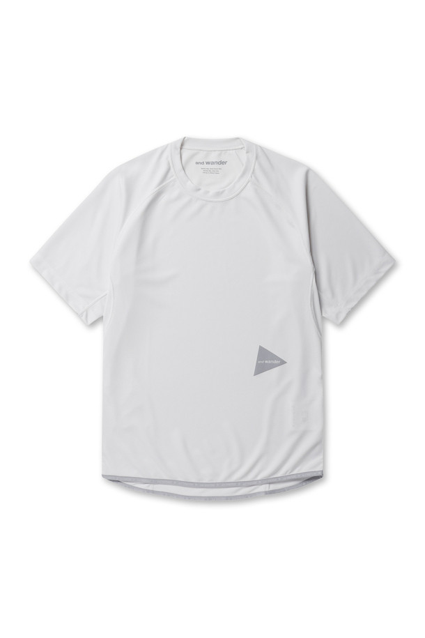 AND WANDER - 반팔티셔츠 - (AND WANDER) dry jersey raglan SS T - off white