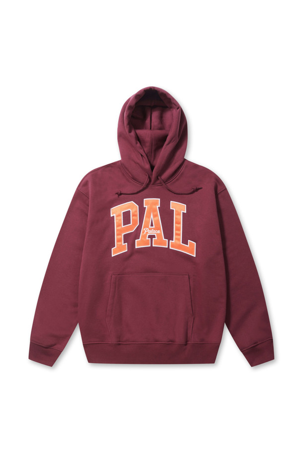 **PALACE X GAP 로고 후디 - 버건디**는 가을과 겨울 시즌에 적합한 남녀 공용 후드티입니다. 버건디 컬러의 부드러운 소재에 앞면 PALACE 자수 로고와 뒷면 GAP 자수 로고가 돋보이며, 캐주얼하고 스트릿한 스타일을 연출합니다. 긴소매에 레귤러 기장으로 제작되었으며, 리브 커프스와 앞면 주머니 디테일로 실용성을 더했습니다.
