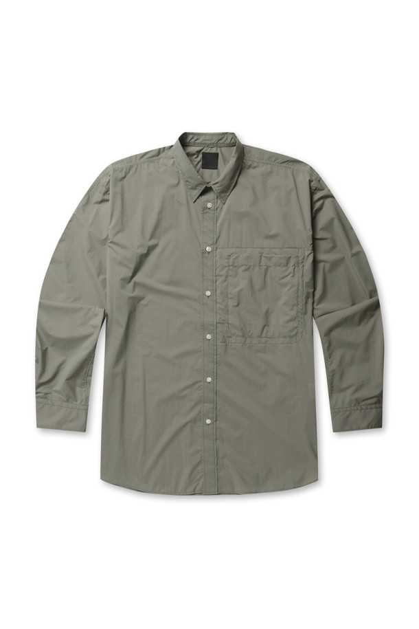 DAIWA PIER39] TECH TRAVEL SHIRT - WOLFGRAY