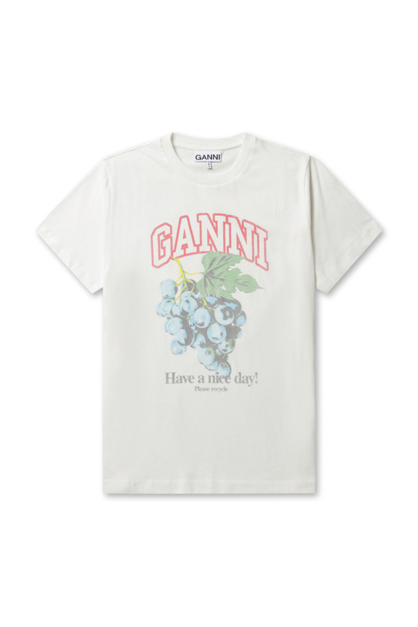 에그렛 컬러의 베이직 코튼 저지 포도 릴랙스드 티셔츠입니다. 부드러운 촉감의 면 소재로 제작되어 봄, 여름철 편안하게 착용하기 좋습니다. 라운드넥에 릴랙스 핏으로 캐주얼한 스타일을 연출하며, 일상 및 동네 마실룩, 봄 소풍룩에 적합합니다. 티셔츠 전면에 포도 그래픽 디자인이 프린팅되어 있어 미니멀하면서도 포인트를 더합니다. 반소매 기장의 얇은 두께로 가볍게 즐겨 입기 좋습니다.
