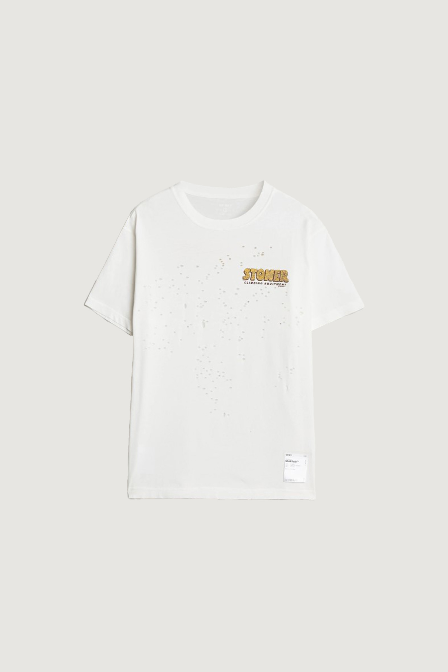 Satisfy - 반팔티셔츠 - (SATISFY RUNNING) MothTech T-Shirt - 11006-OW-STONER off-white