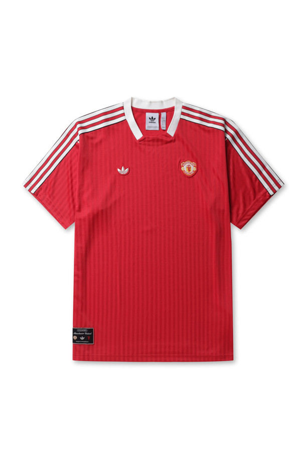 ADIDAS - 반팔티셔츠 - Manchester United Terrace Icons Jersey (Gender Neutral) - Mufc Red