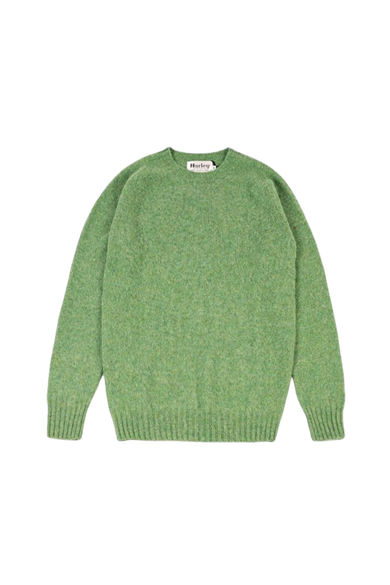 Harley of Scotland - 스웨터 - (HARLEY OF SCOTLAND) SHAGGY DOG CREW NECK SWEATER - M3834-7 MINTLA