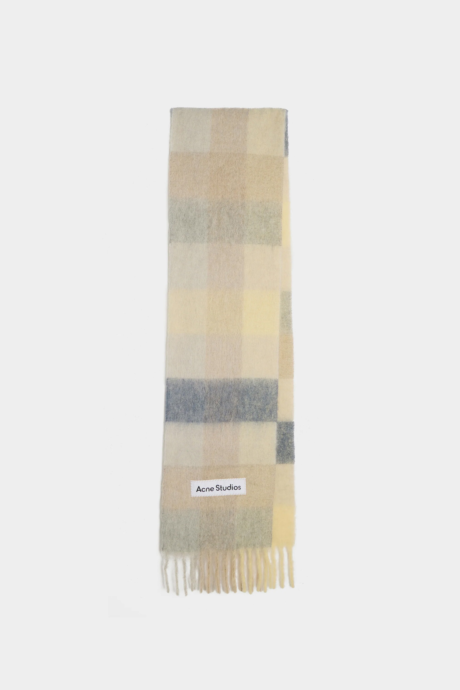 Acne Studios - 스카프/머플러 - (ACNE STUDIOS) MOHAIR CHECKED SCARF FN-UX-SCAR000115 VANILLA/BEIGE/LAVENDER