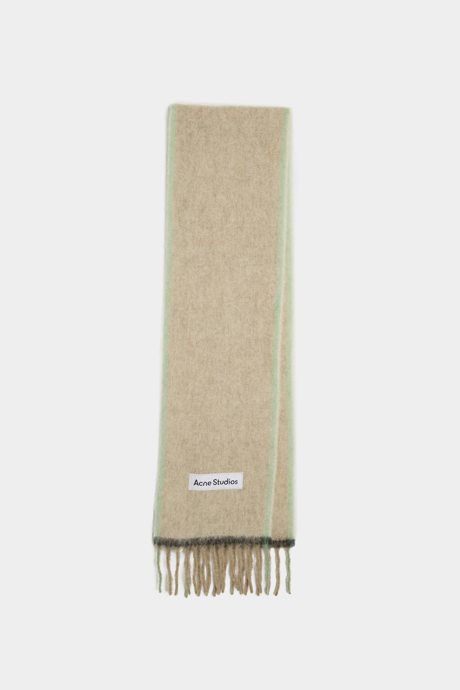 Acne Studios - 스카프/머플러 - (ACNE STUDIOS) WOOL MOHAIR SCARF FRINGE FN-UX-SCAR000328 BEIGE/GREY