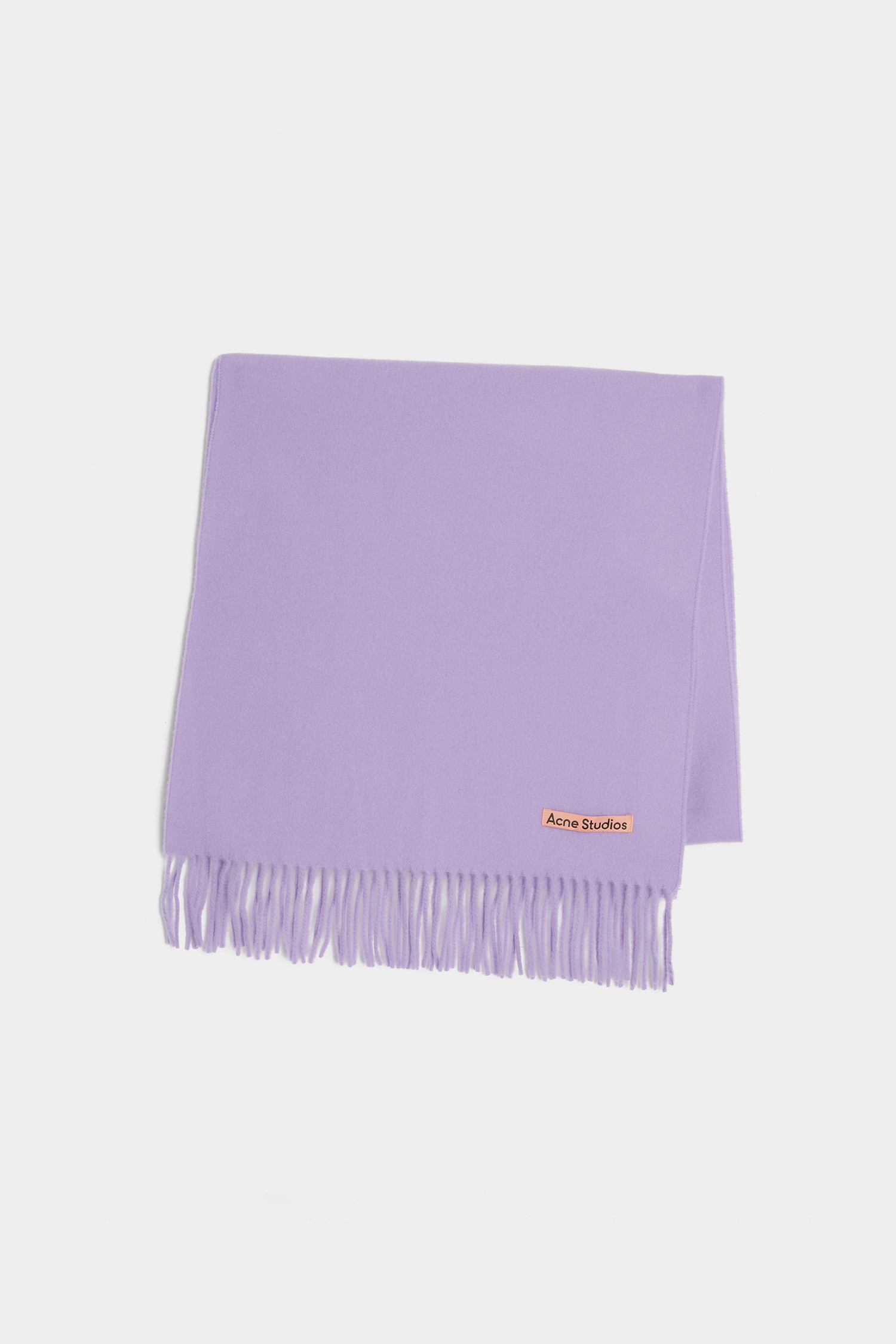 Acne Studios - 스카프/머플러 - (ACNE STUDIOS) FRINGE WOOL SCARF SLIM FN-UX-SCAR000218 BRIGHT PURPLE