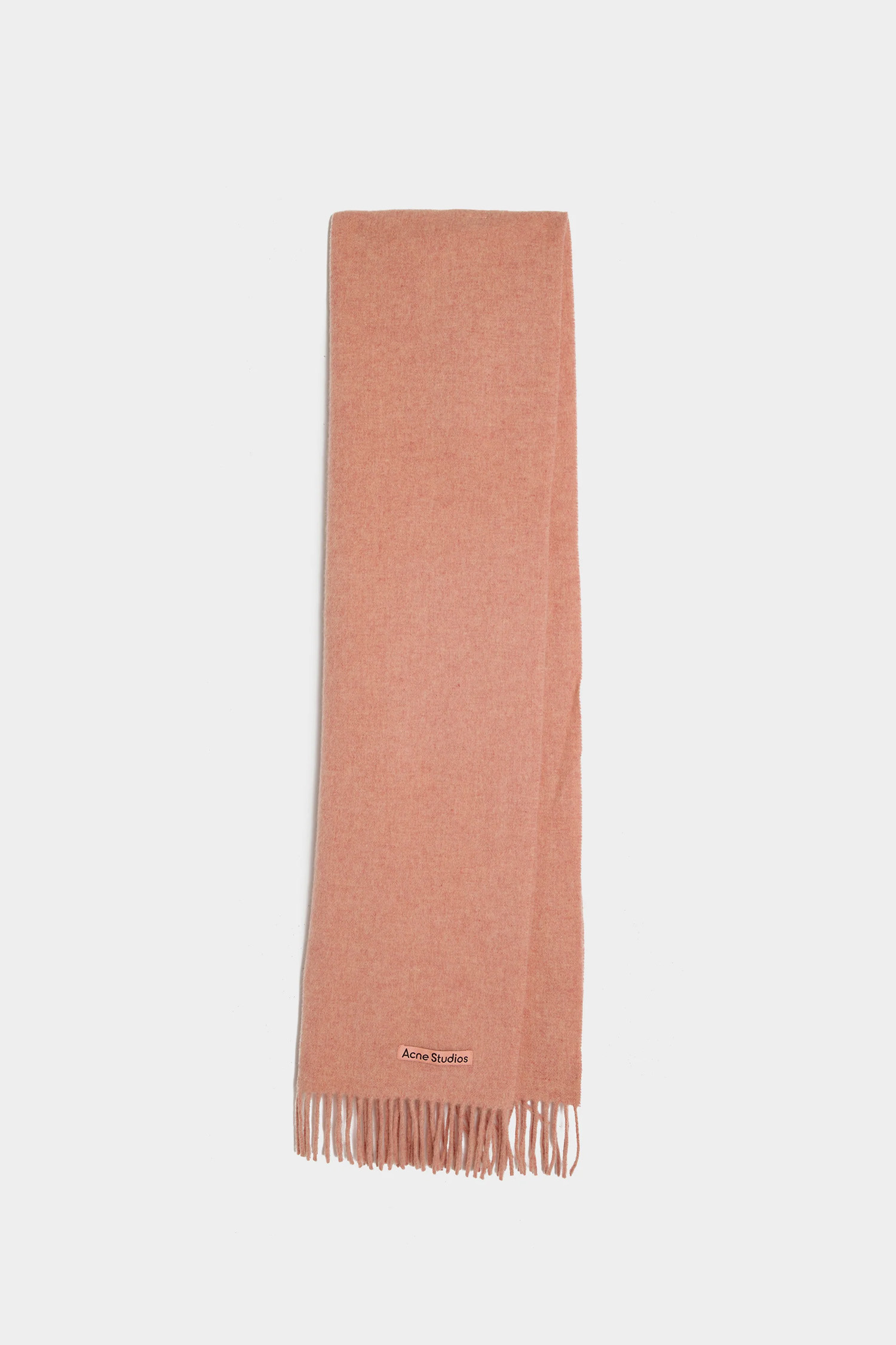 Acne Studios - 스카프/머플러 - (ACNE STUDIOS) FRINGE WOOL SCARF SLIM FN-UX-SCAR000218 ROSE MELANGE