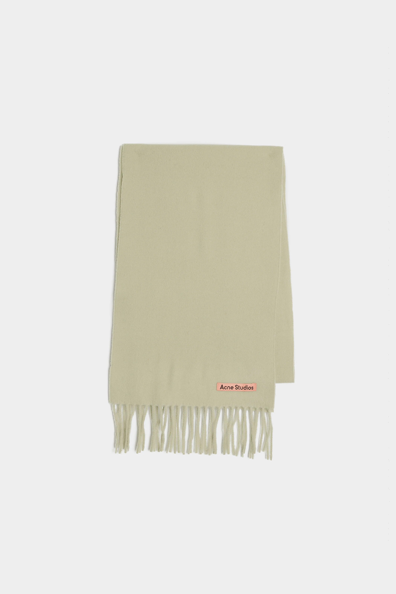 Acne Studios - 스카프/머플러 - (ACNE STUDIOS) FRINGE WOOL SCARF SKINNY FN-UX-SCAR000219 LIGHT GREEN