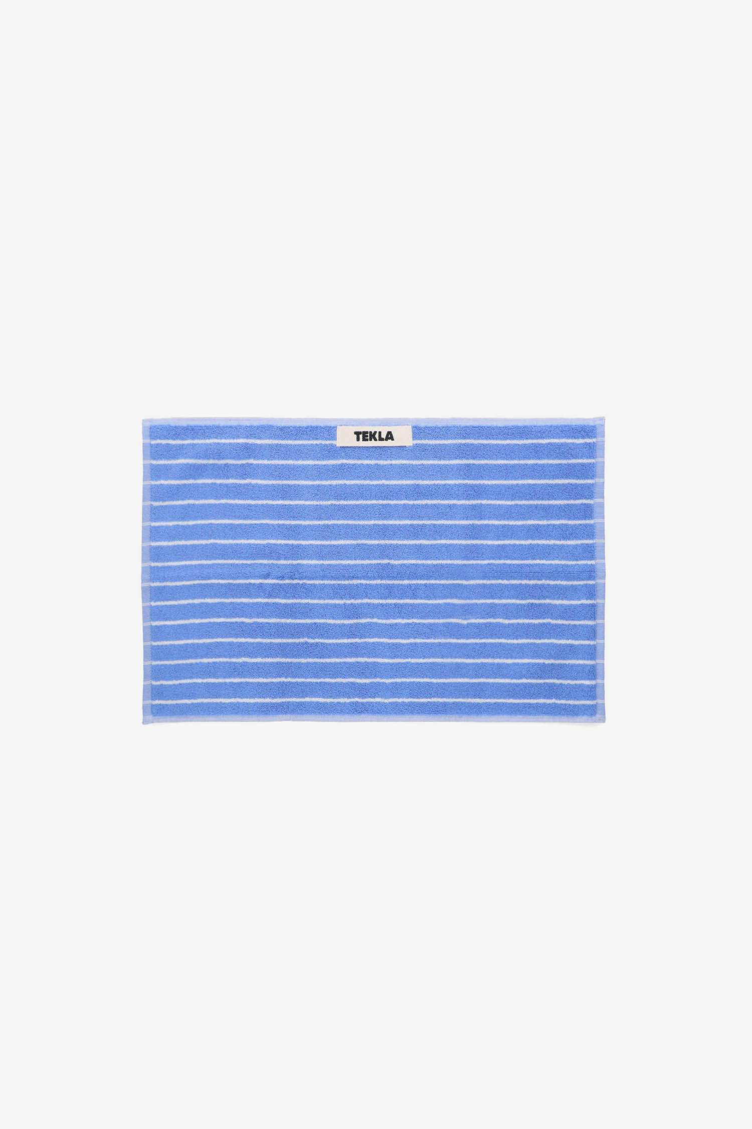 Tekla - 욕실 - (TEKLA) Terry Guest towel (Pin Stripes) 30X50 - Clear Blue Stripes