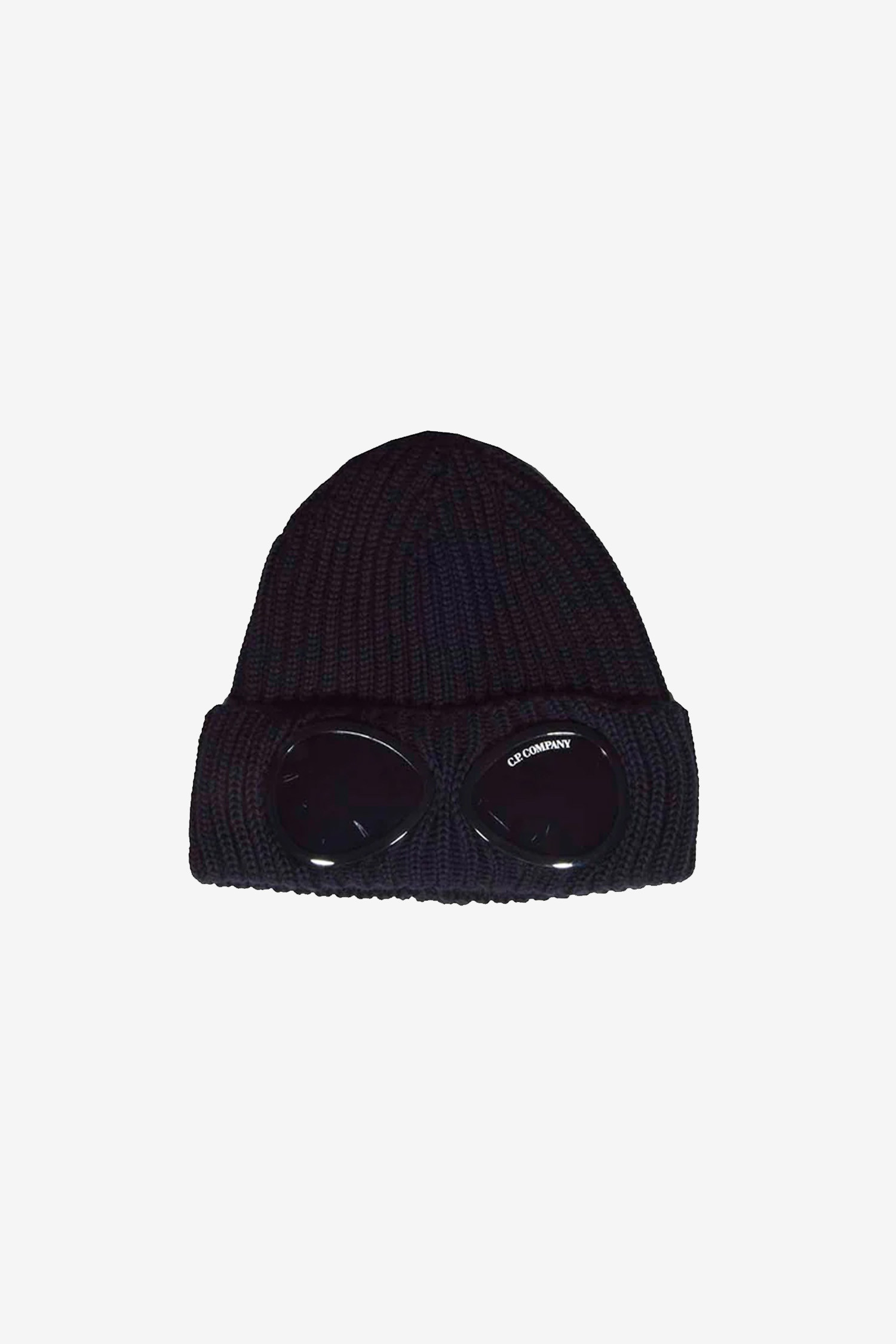 C.P COMPANY - 모자 - (C.P. COMPANY) EXTRA FINE MERINO WOOL GOGGLE BEANIE - 17CMAC122A005509A TOTAL ECLIPSE