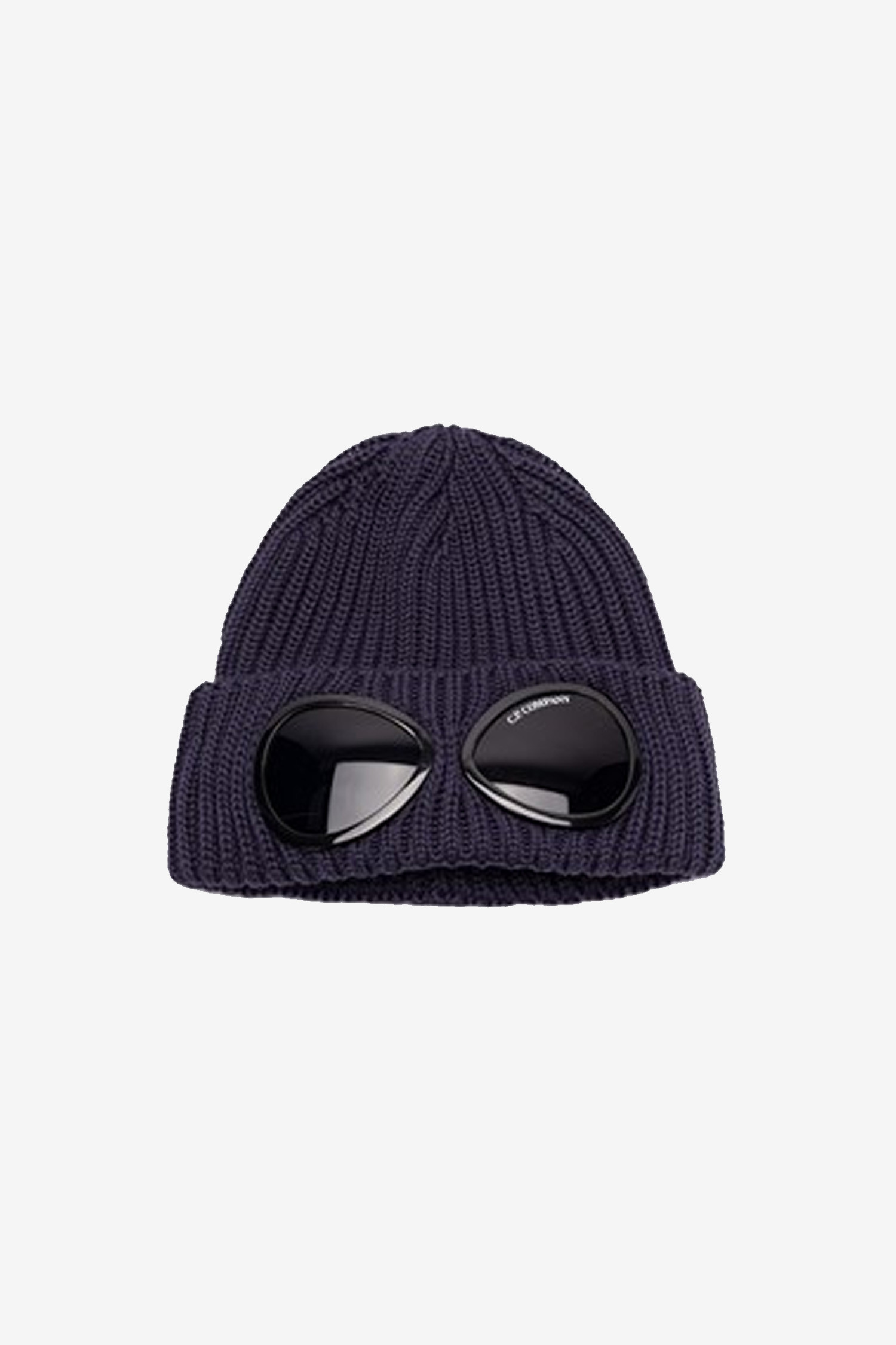 C.P COMPANY - 모자 - (C.P. COMPANY) EXTRA FINE MERINO WOOL GOGGLE BEANIE - 17CMAC122A005509A NIGHTSHADE