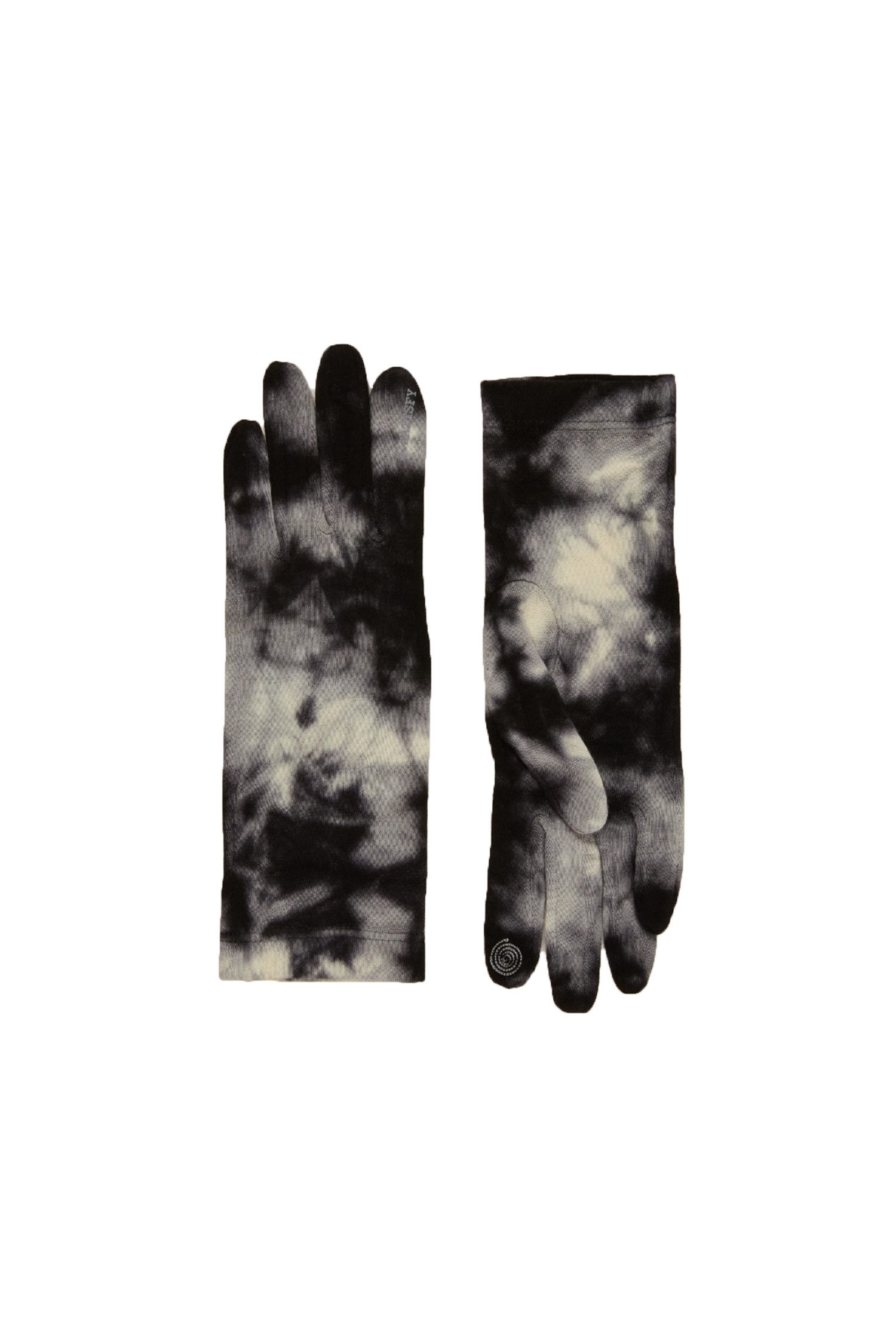 Satisfy - 장갑 - (SATISFY RUNNING) CloudMerino Liner Gloves - 33003 BPI Tye Dye Black