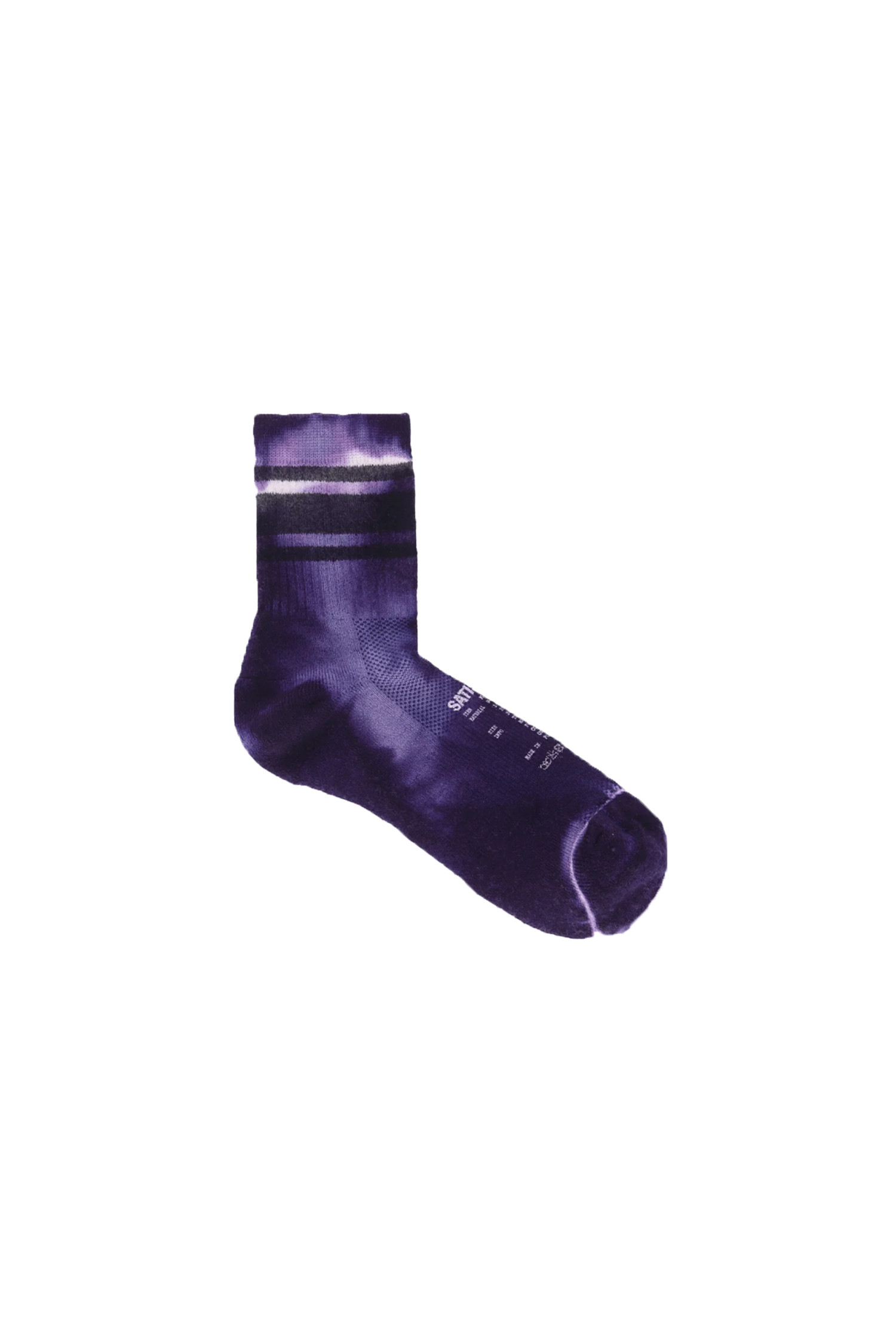 Satisfy - 양말 - (SATISFY RUNNING) Merino Tube Socks - 32000 DK Purple Dye