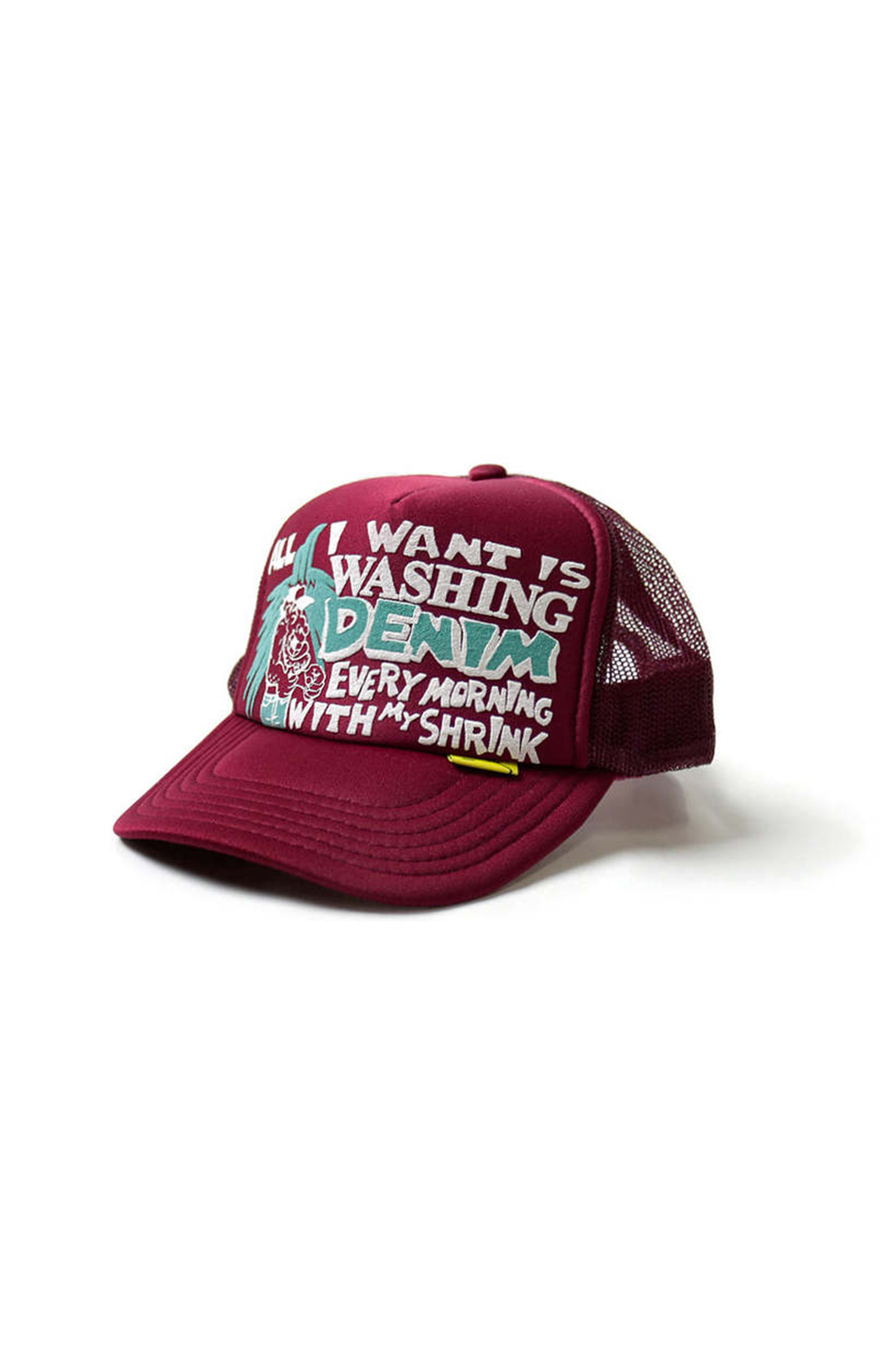 Kapital - 모자 - (KAPITAL) Laundry-Shrink Truck Cap - EK-1649XH Burgundy