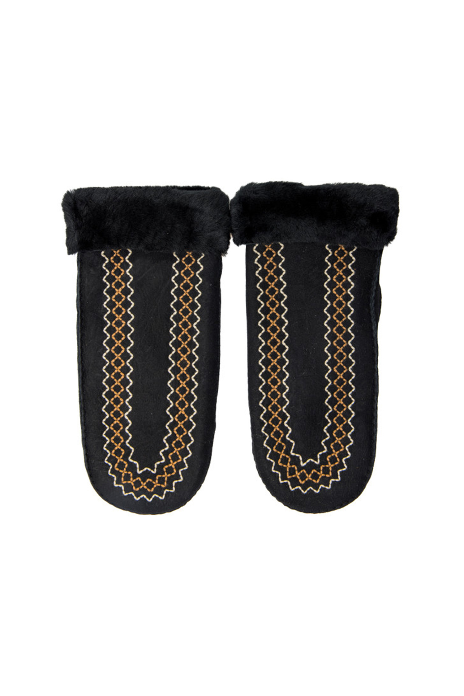 UGG - 장갑 - (UGG) ATHERSON EMBROIDERED MITTEN - 100907 BLACK