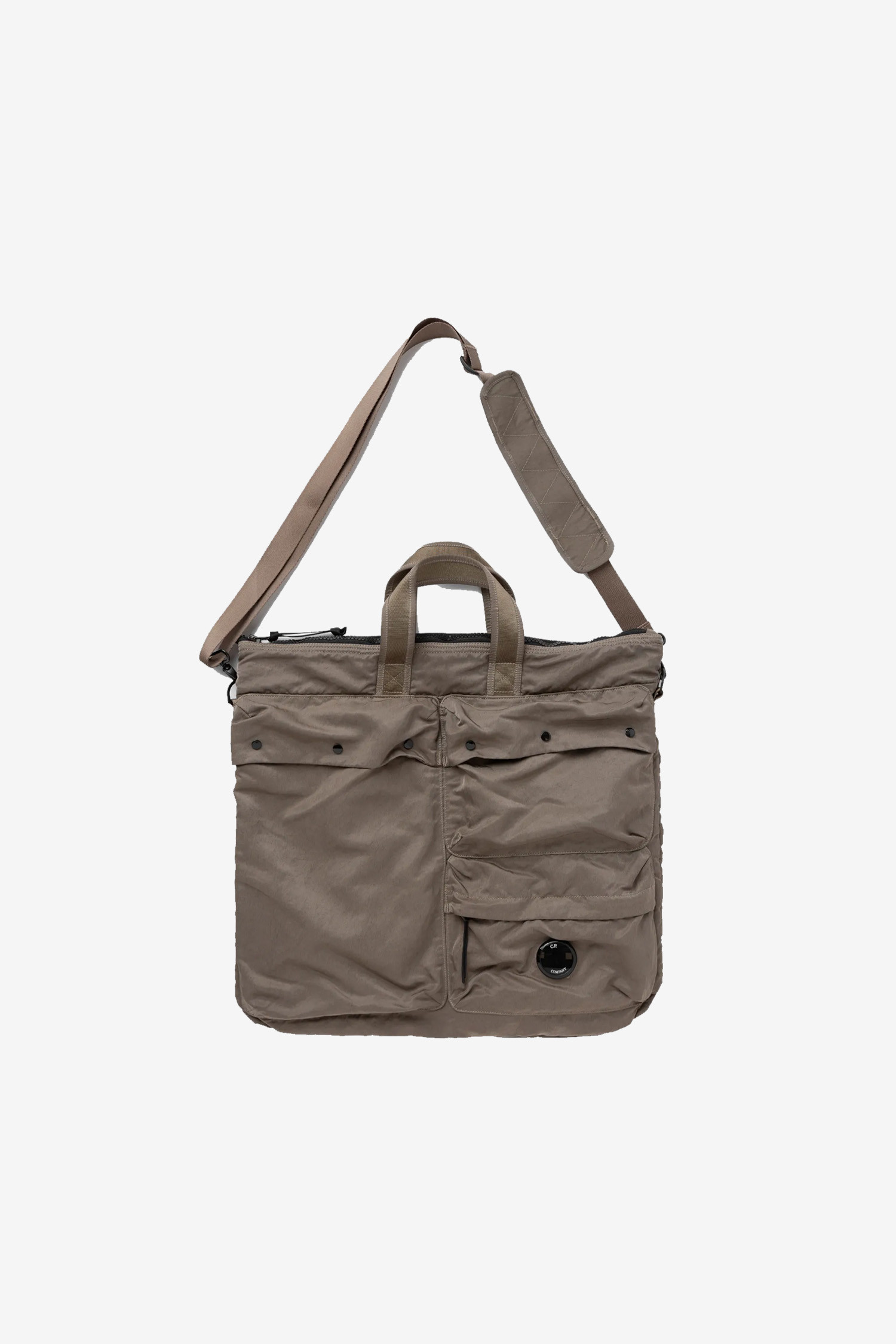 C.P COMPANY - 토트백 - (C.P. COMPANY) NYLON B TOTE BAG - 17CMAC219A005269G WALNUT