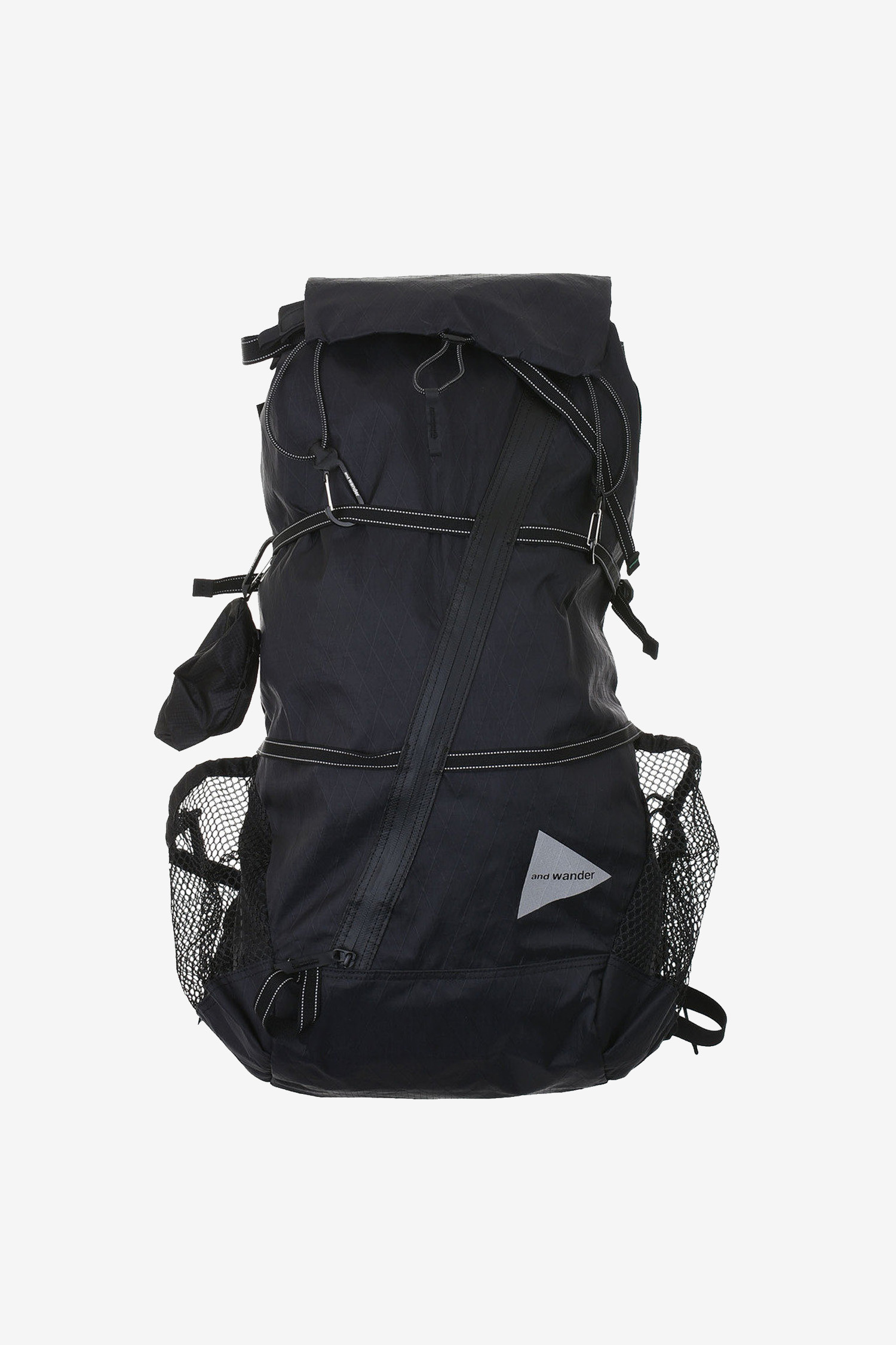 AND WANDER - 백팩 - (AND WANDER) ECOPAK 45L backpack - 5744975189 010 BLACK