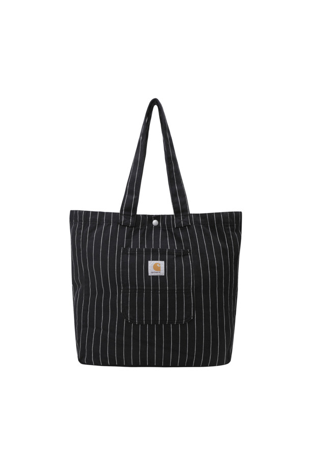 헨드리의 토트백 - 블랙 / 왁스 (시튼 스트라이프)는 남성을 위한 미디엄 사이즈 토트백입니다. 블랙 컬러의 코튼 소재에 중간 두께의 코튼 트윌 소재로 제작되었으며, 사각 모양에 스냅 버튼과 라벨 디자인이 특징입니다. 내부 포켓과 앞면 포켓이 있어 수납이 용이하며, 지퍼형 잠금 방식으로 내용물을 안전하게 보호합니다. 쇼핑, 동네 마실, 여행 등 다양한 TPO에 캐주얼, 미니멀, 클래식 스타일로 연출하기 좋습니다.
