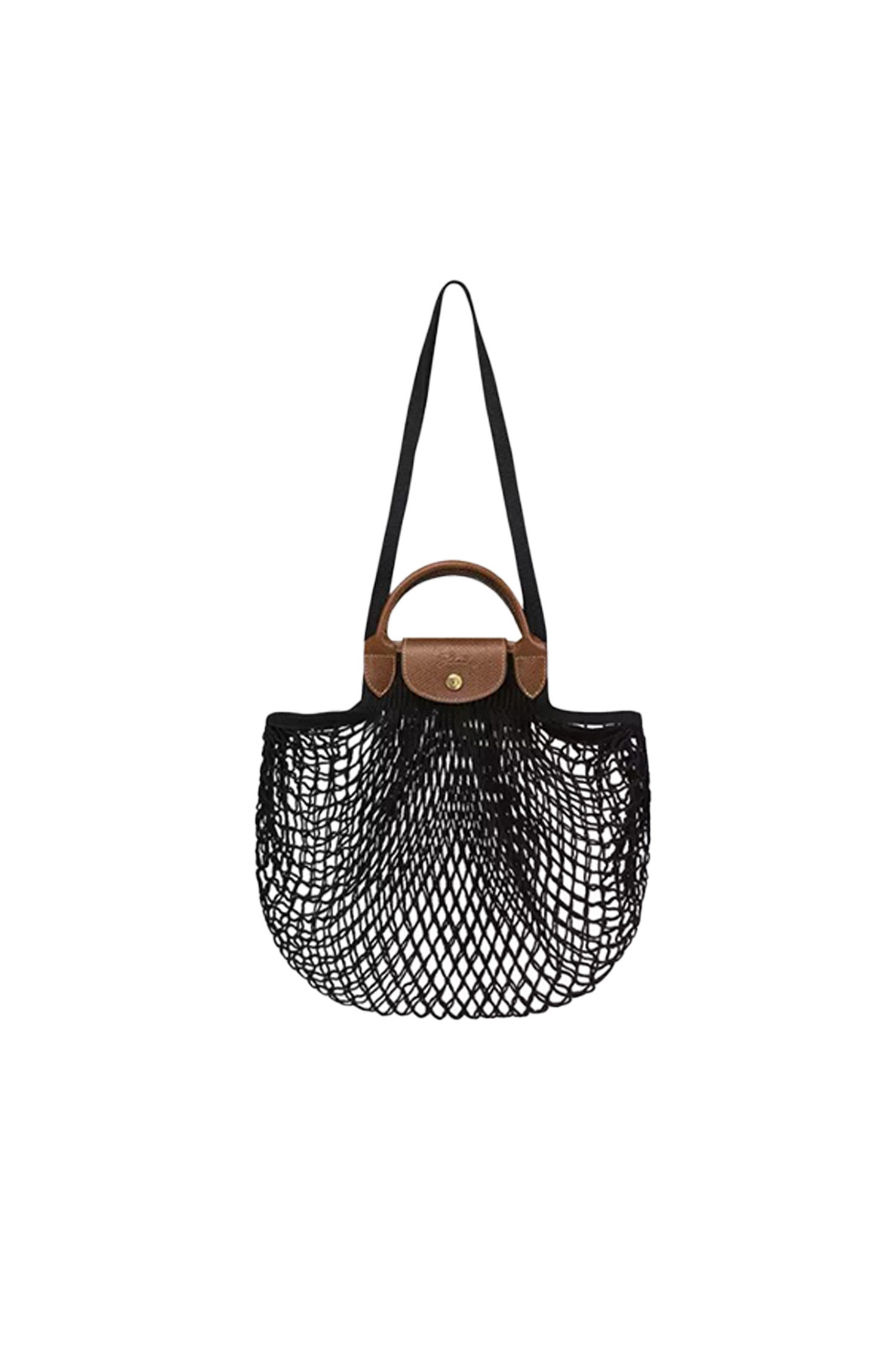 LONGCHAMP - 토트백 - (LONGCHAMP) LE PLIAGE FILET L MESH BAG - 10121HVH 001 BLACK