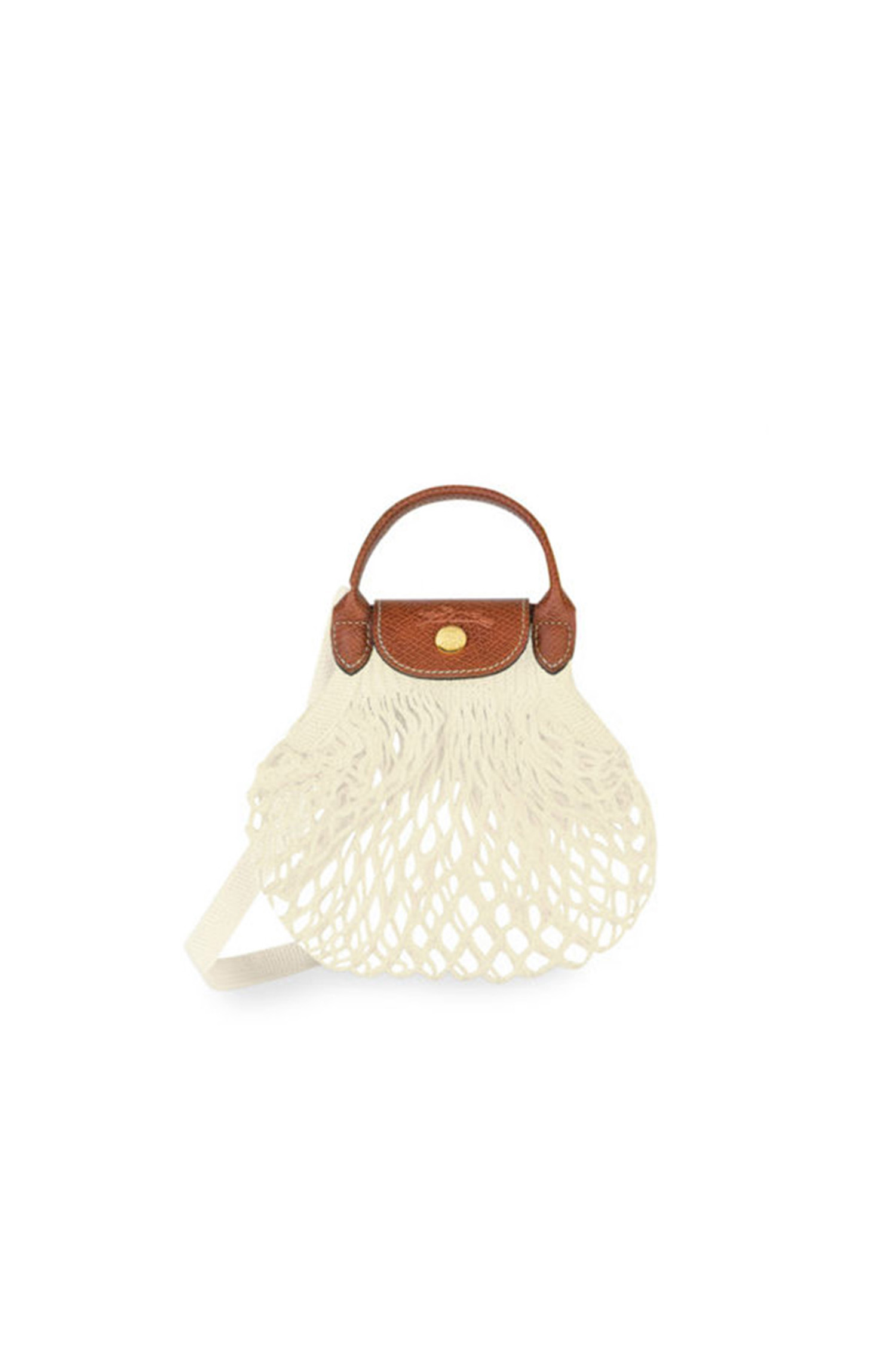 LONGCHAMP - 토트백 - (LONGCHAMP) LE PLIAGE FILET XS MESH BAG - 10139HVH 037 ECRU