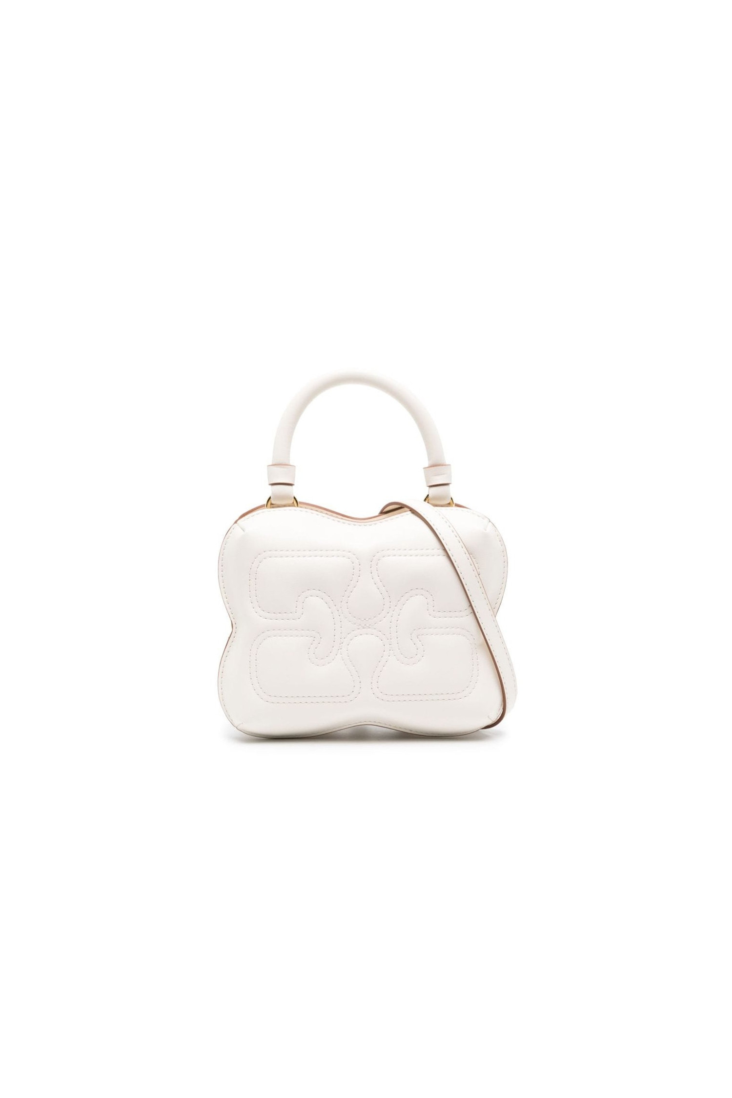 GANNI - 크로스백 - (GANNI) Small Butterfly Crossbody Bag - A5491 135 EGRET