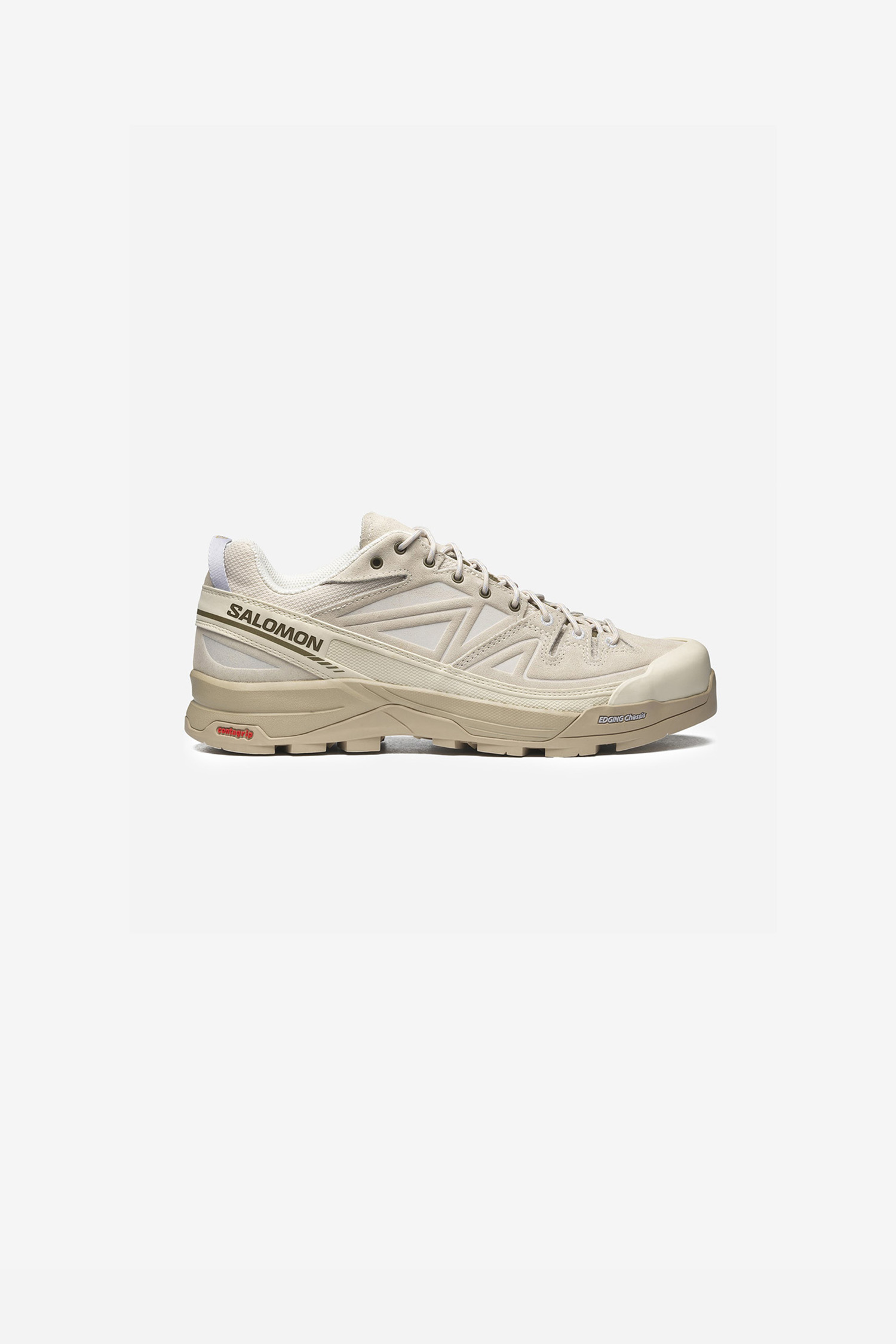 Salomon - 스니커즈 - (SALOMON) X-ALP LEATHER - L47596200 Almond Milk/White Pepper/Burnt Olive