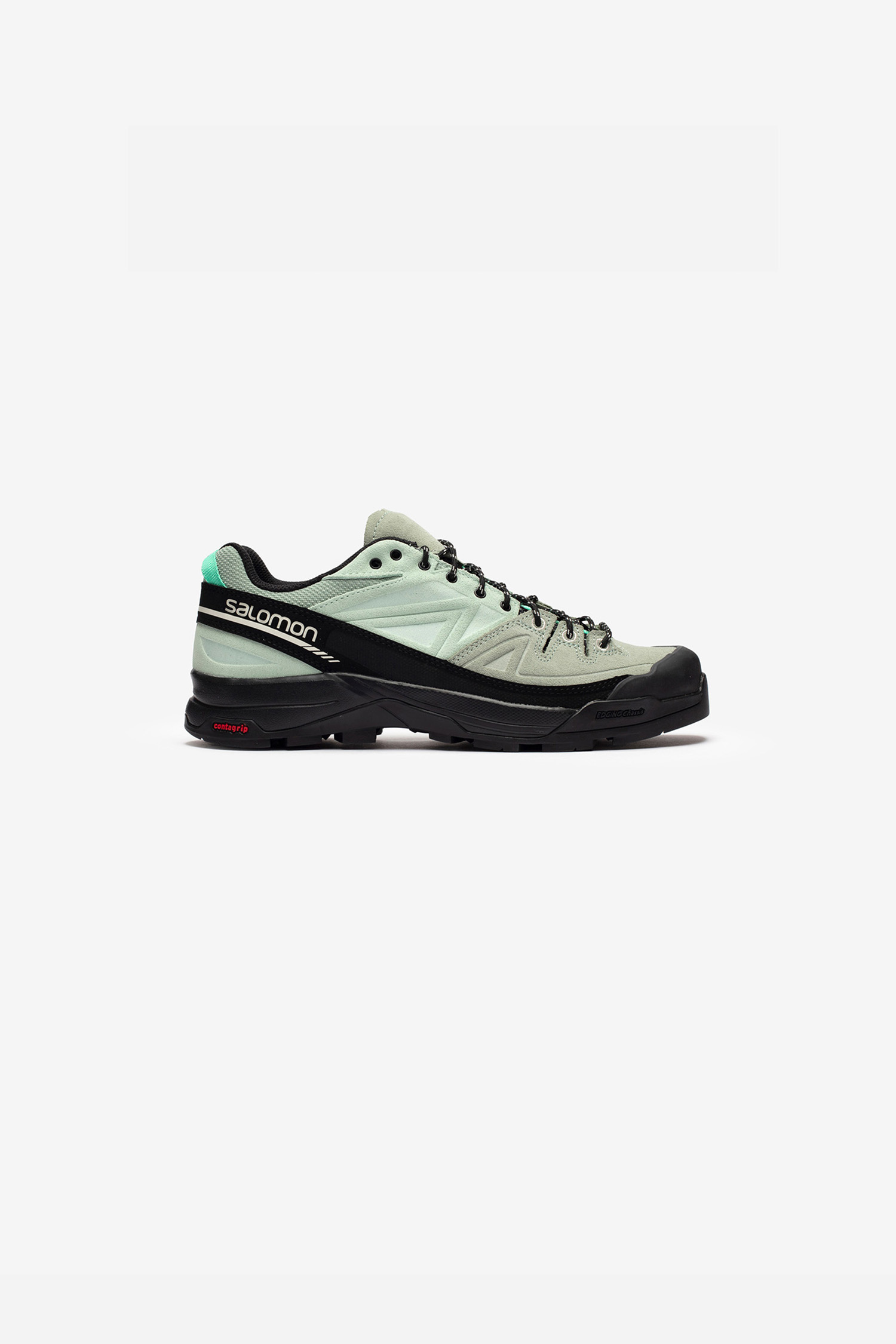 Salomon - 스니커즈 - (SALOMON) X-ALP LEATHER - L47596100 Black / Green Milieu / Bay