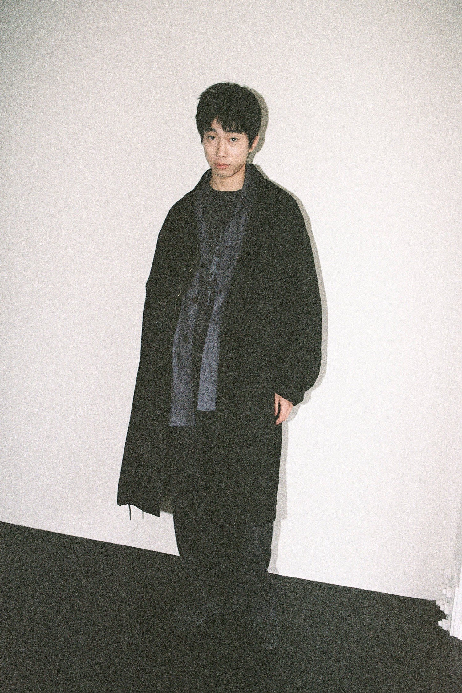 OURSELVES - 사파리/필드자켓 - (OURSELVES) Washed Cotton Mods Parka Black