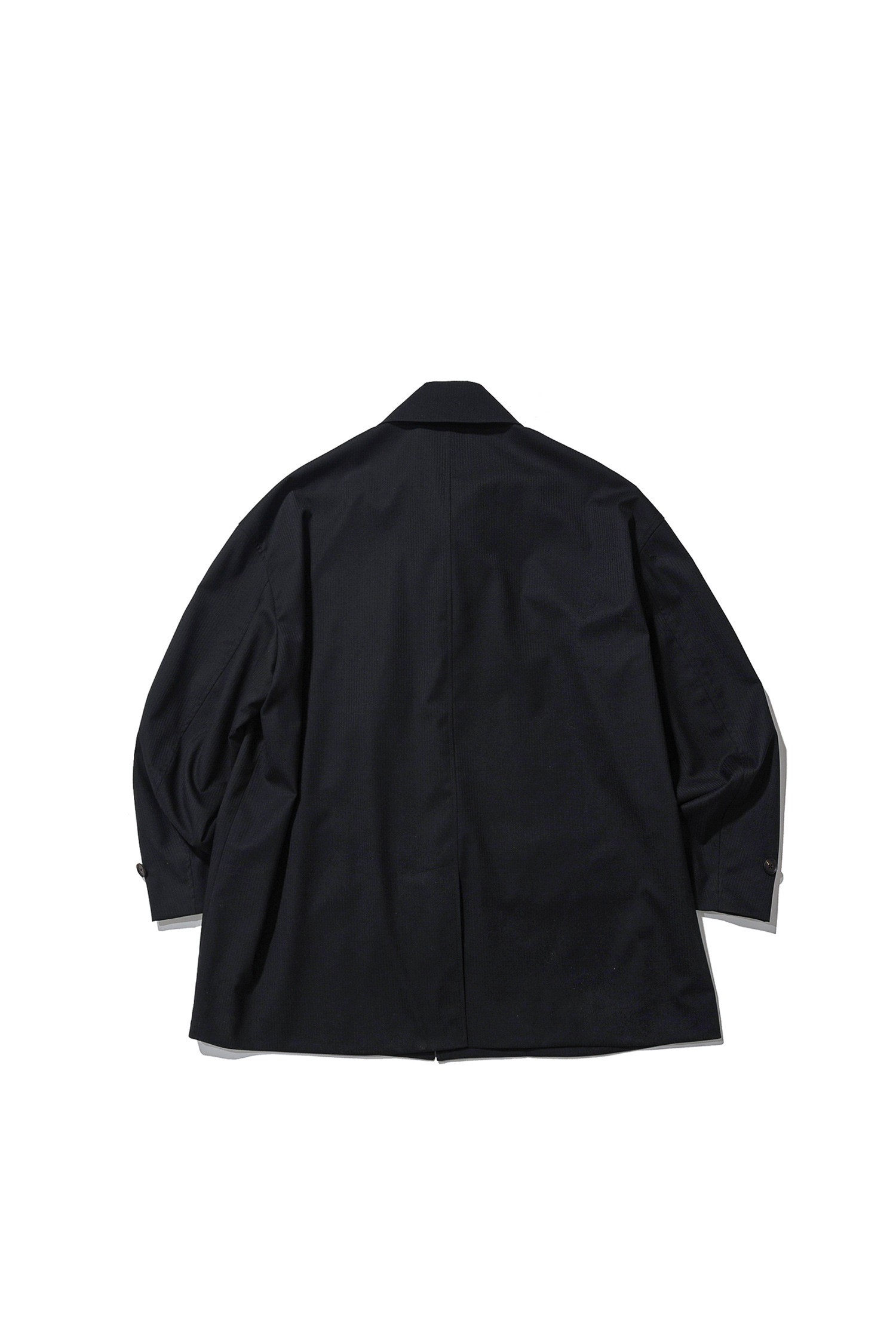 OURSELVES - 코트 - (OURSELVES) Heritage MidLoom Mac Coat - Black Stripe