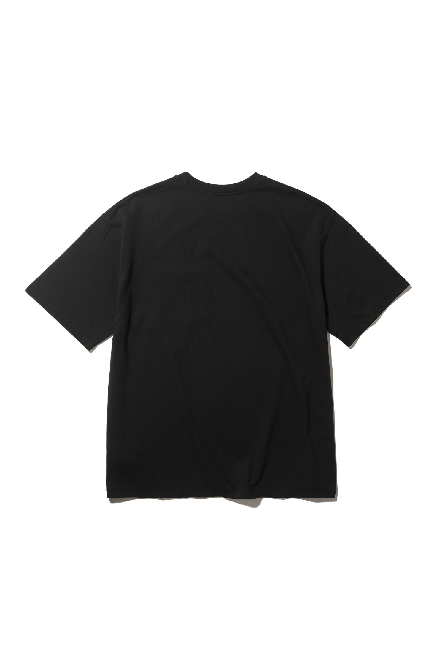 OURSELVES - 반팔티셔츠 - Silky Cotton Short Sleeve Black