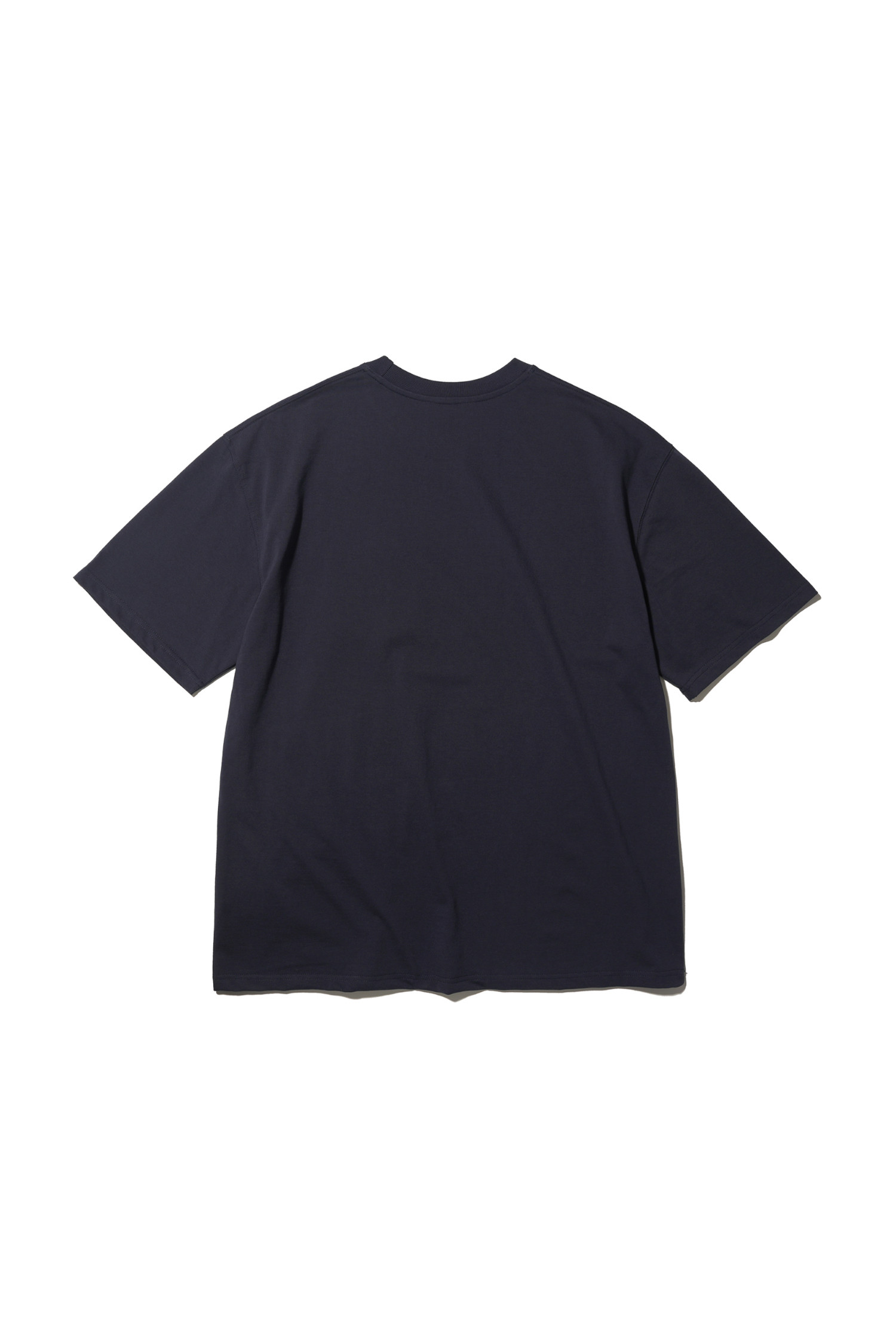 OURSELVES - 반팔티셔츠 - Silky Cotton Short Sleeve Vintage Navy