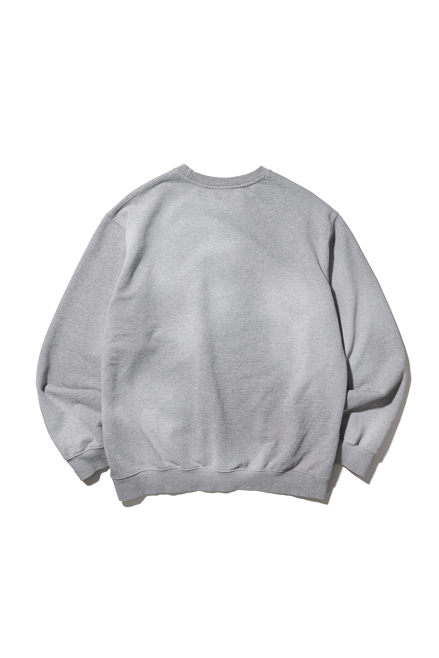 OURSELVES - 스웨트셔츠 - (OURSELVES) Washed Cotton Sweat Shirts (Graphic) Melange