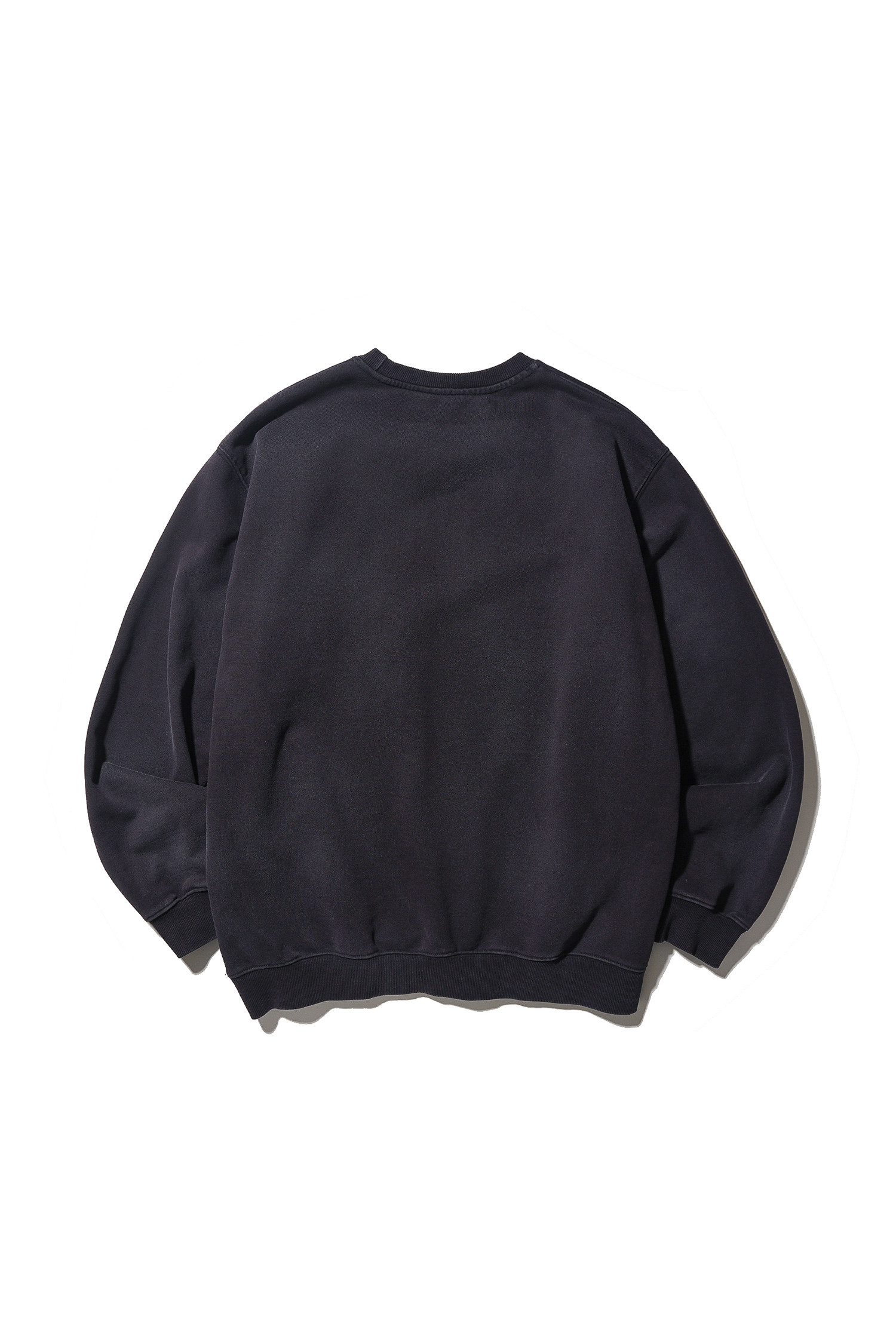 OURSELVES - 스웨트셔츠 - (OURSELVES) Washed Cotton Sweat Shirts (Graphic) Navy