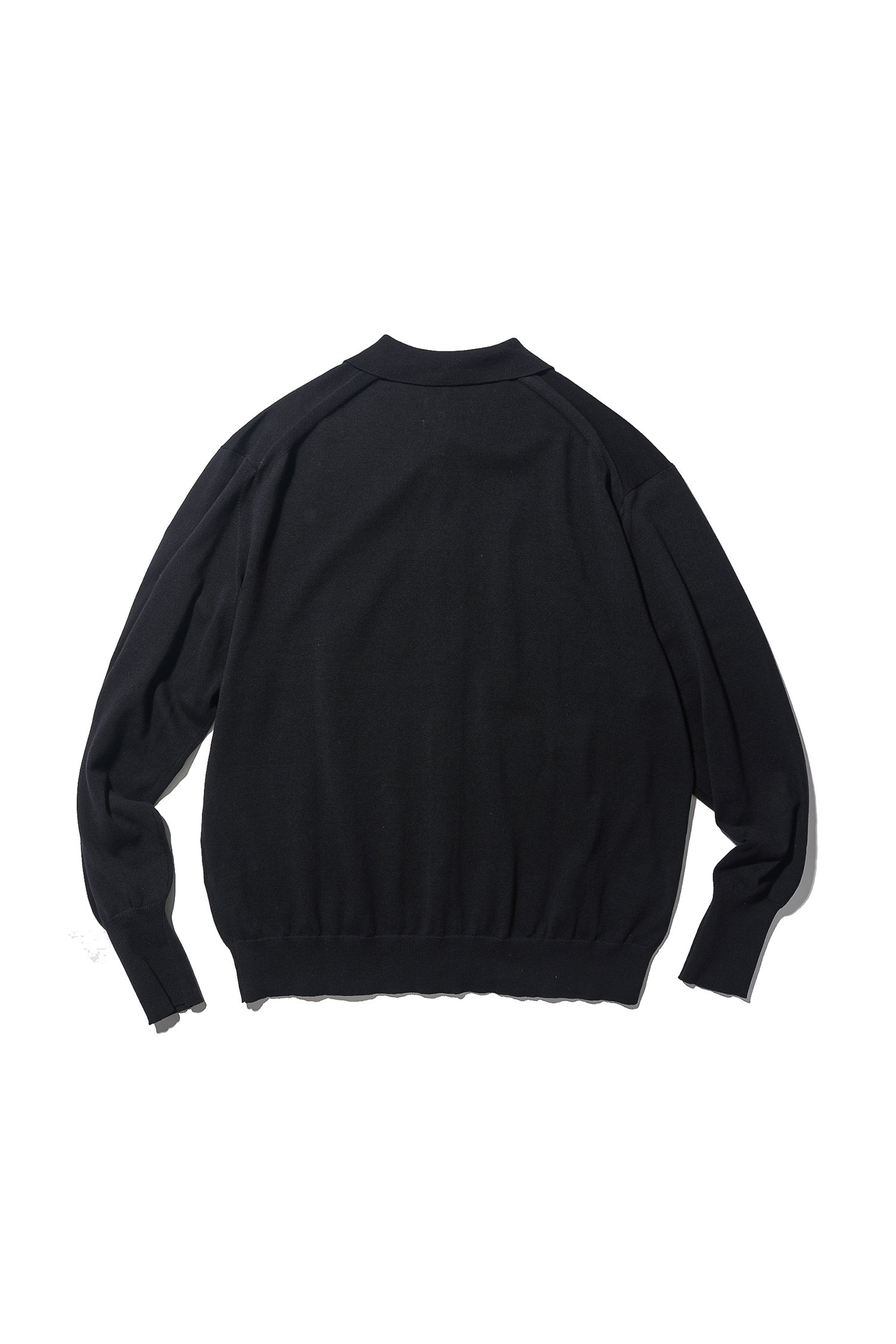 OURSELVES - 가디건 - (OURSELVES) Collar Cardigan Black