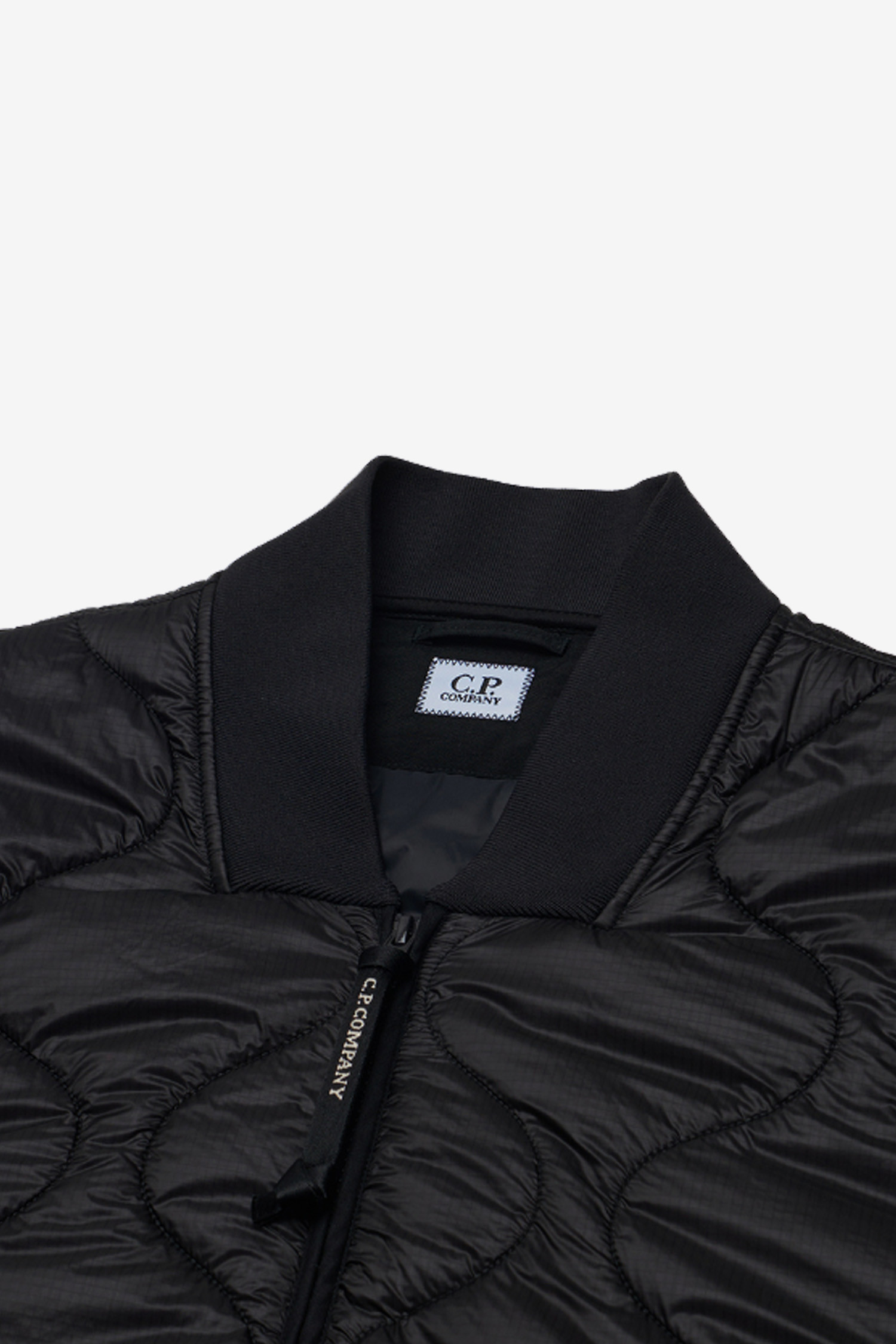 C.P COMPANY - 다운/패딩 - (C.P. COMPANY) LINER PADDED BOMBER JACKET - 17CMOW010A110158A BLACK